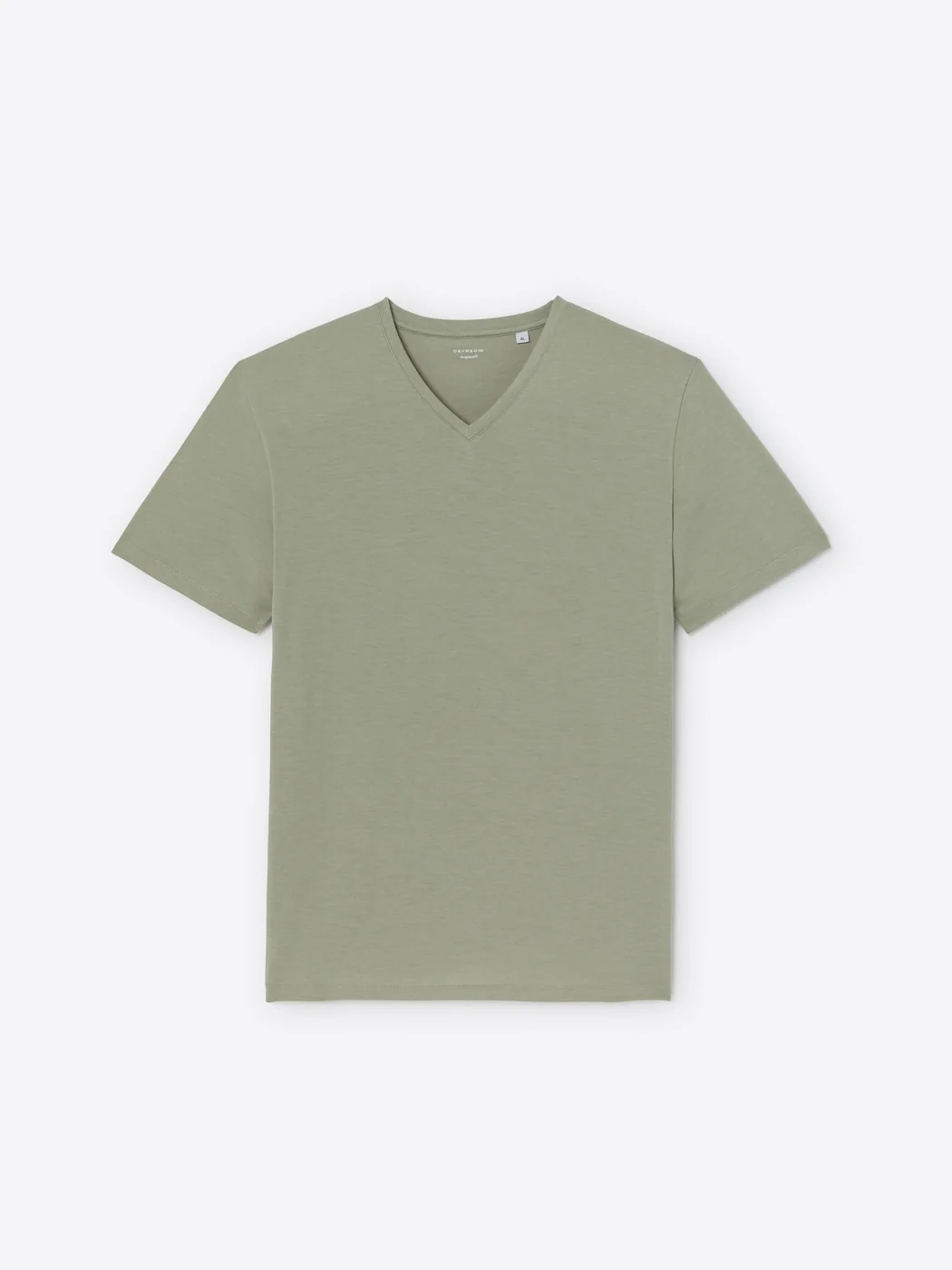 T-shirt col V en coton Supima® - Image 3