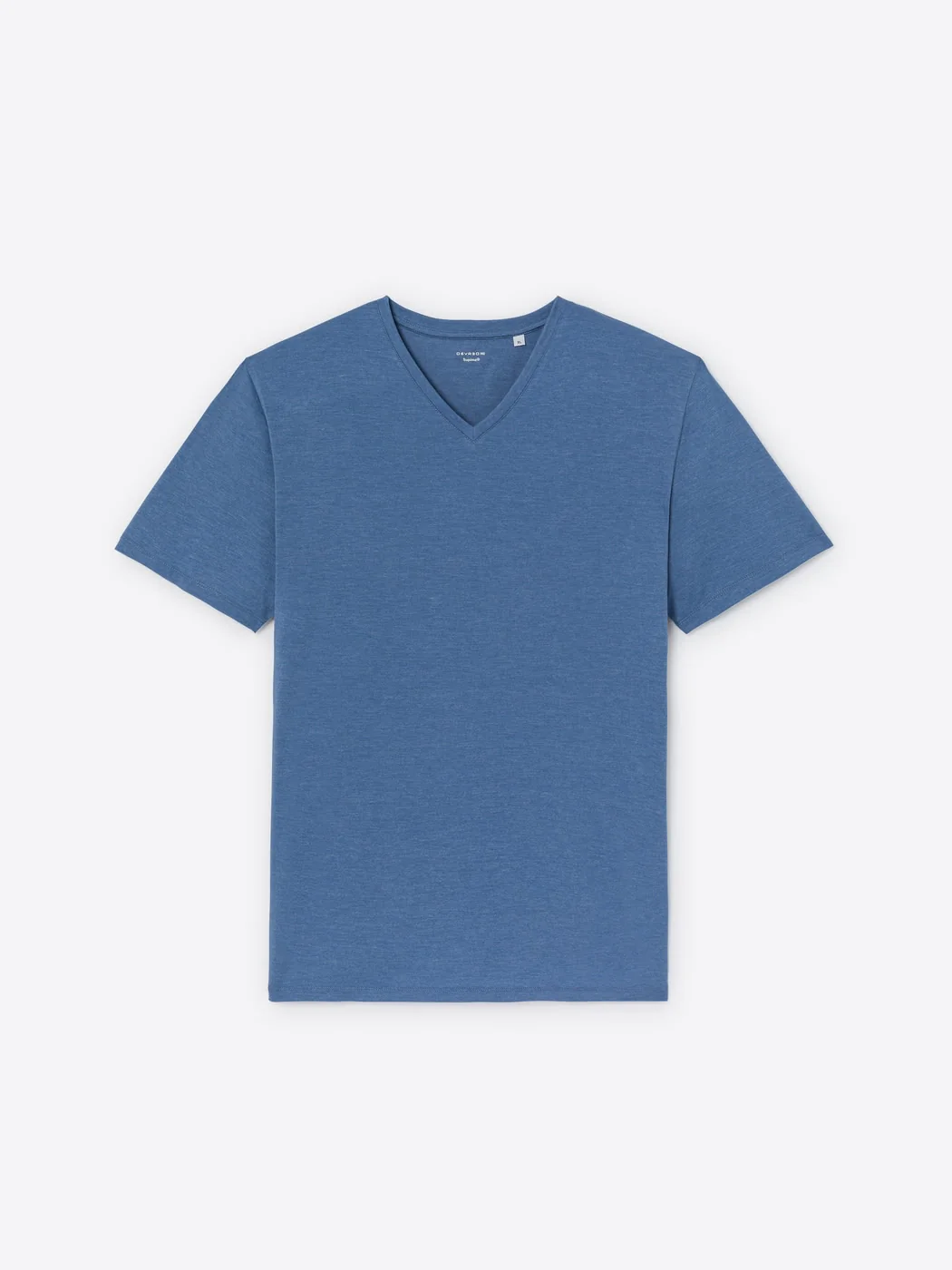 T-shirt col V en coton Supima® - Image 3