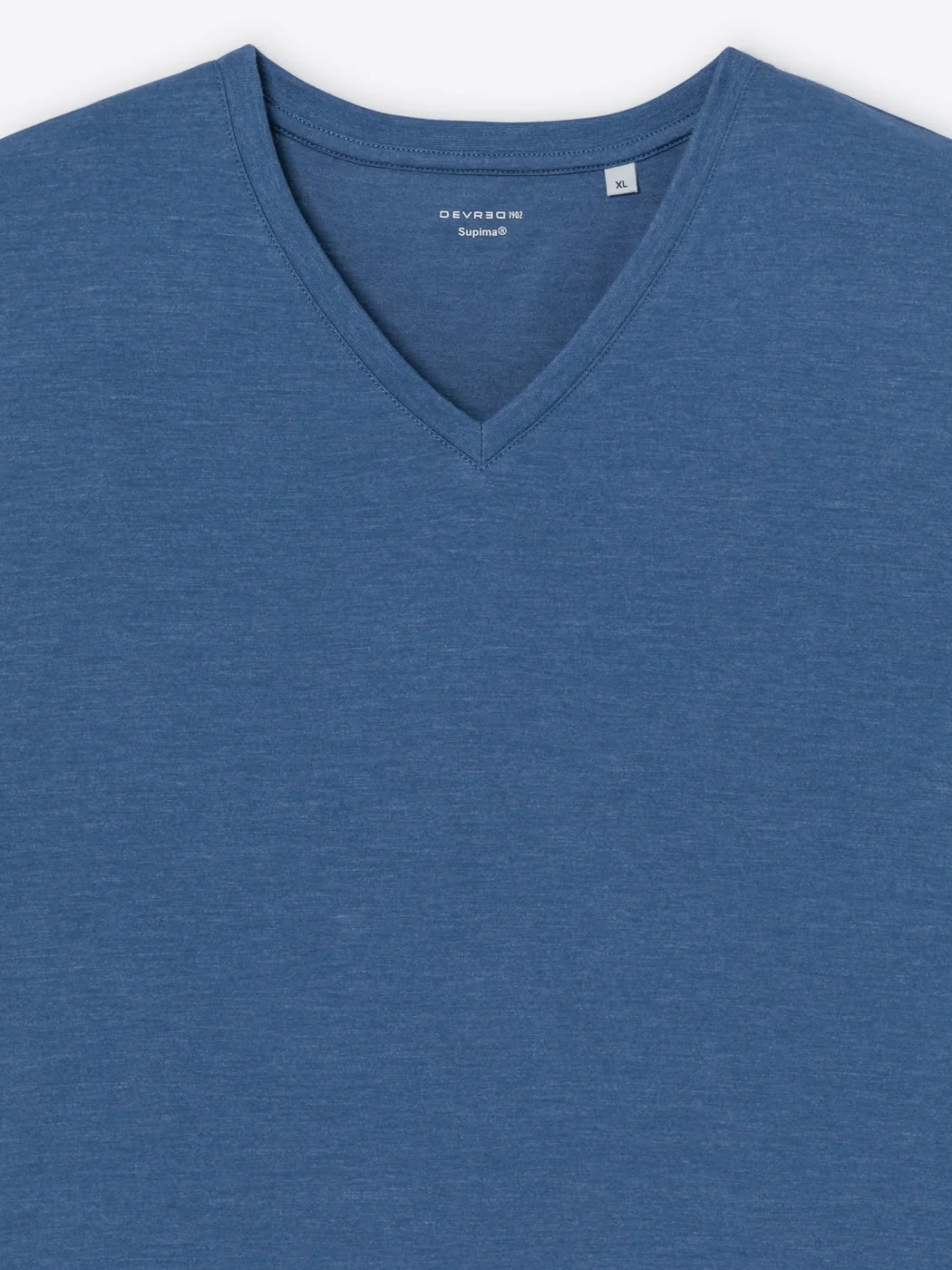 T-shirt col V en coton Supima® - Image 6