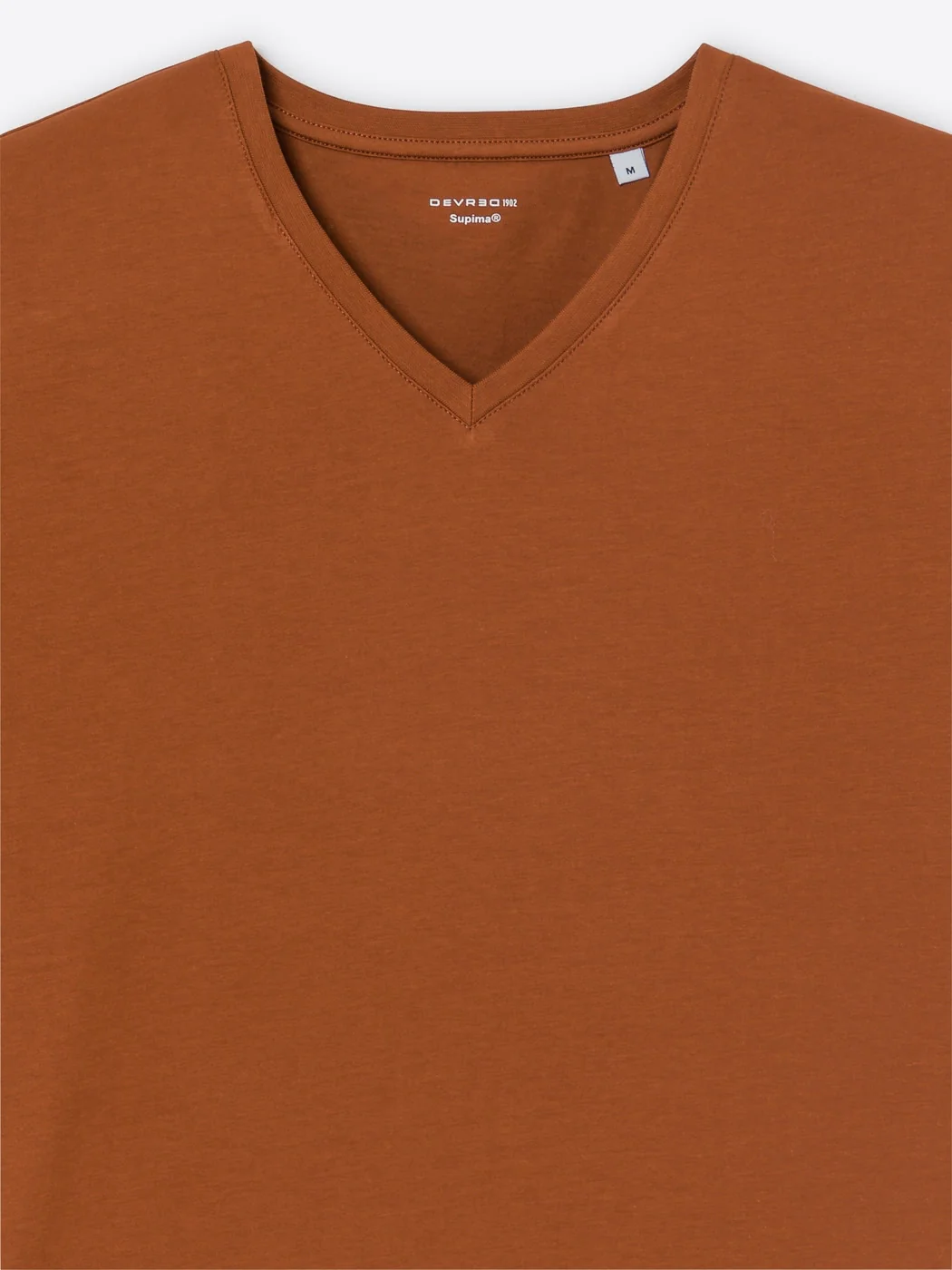 T-shirt col V en coton Supima® - Image 6