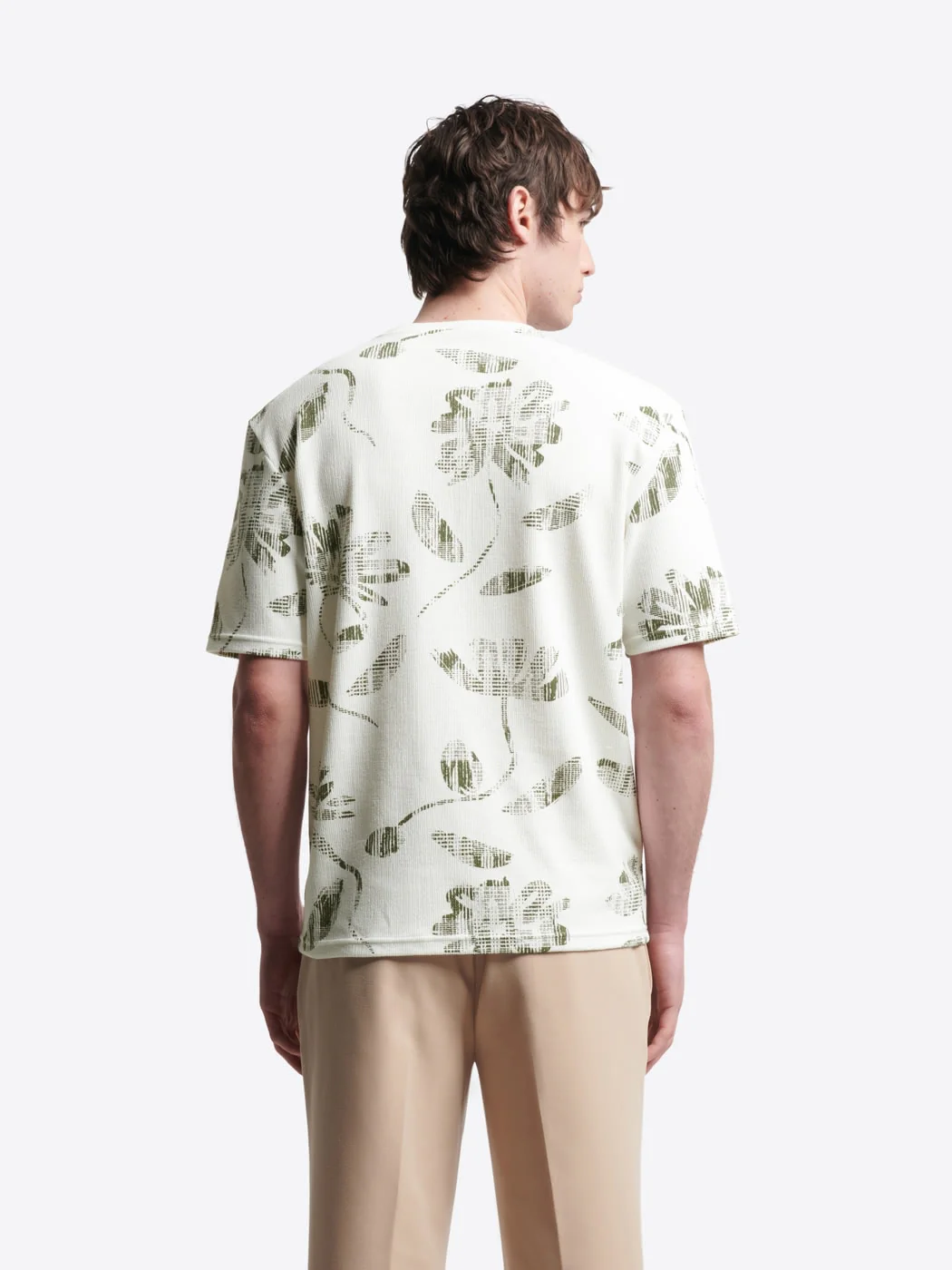 T-shirt col rond en coton - Image 2