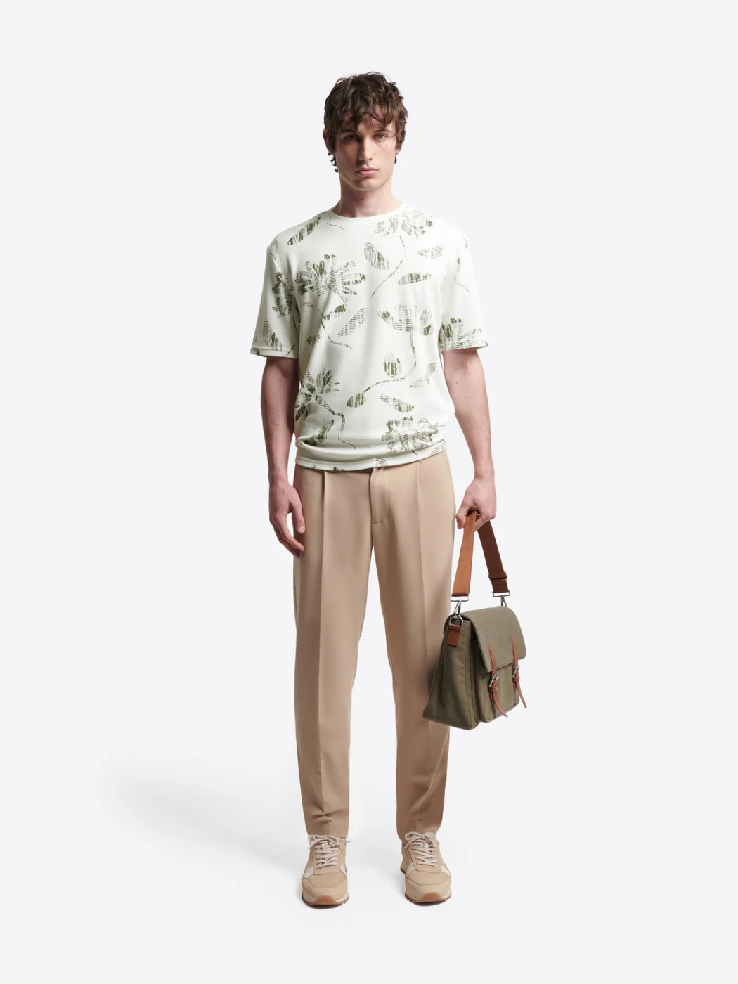 T-shirt col rond en coton - Image 4