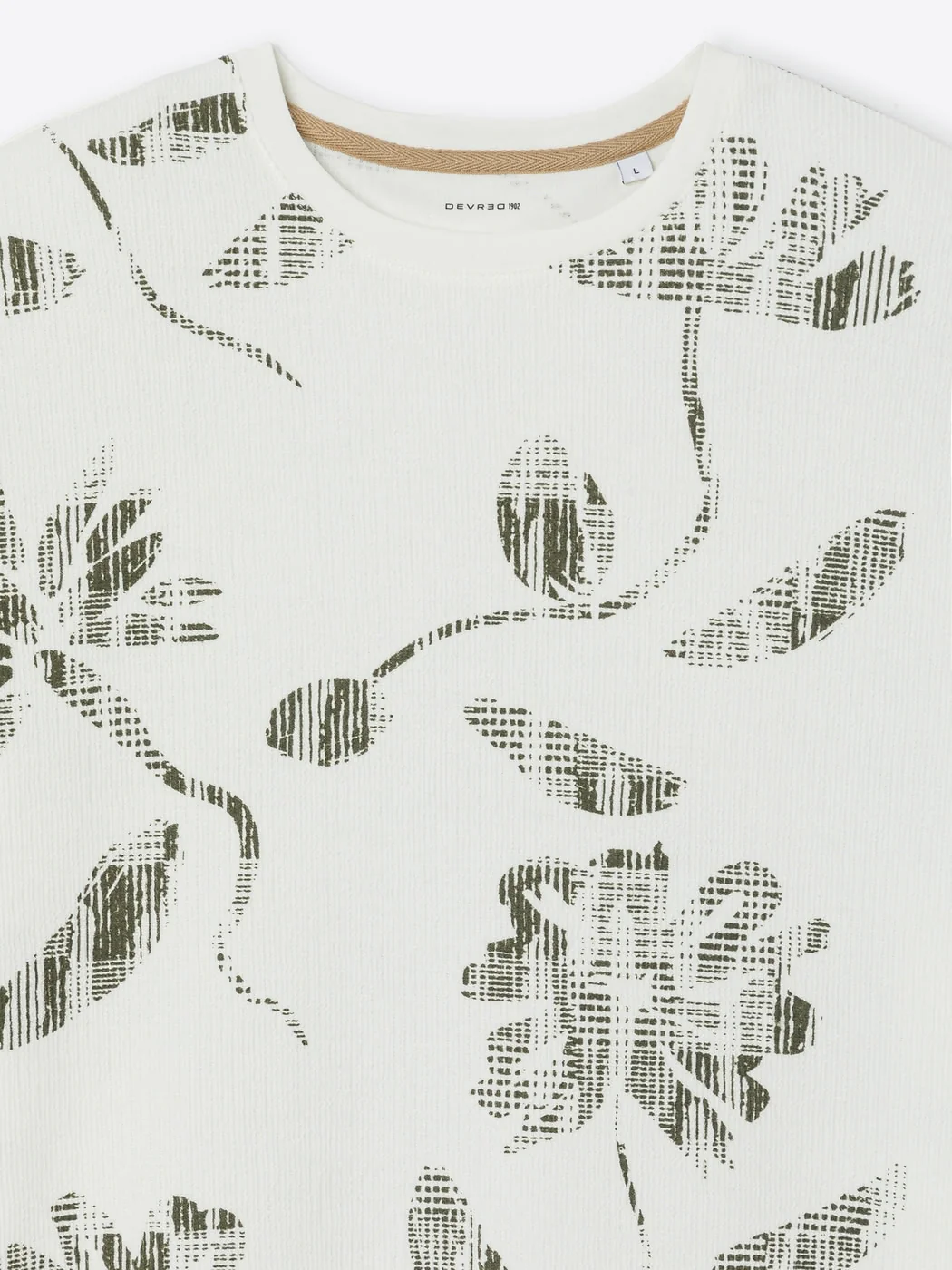 T-shirt col rond en coton - Image 5