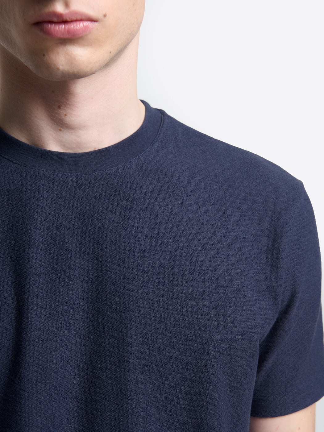 T-shirt col rond touchĂ© crĂȘpe - Image 5