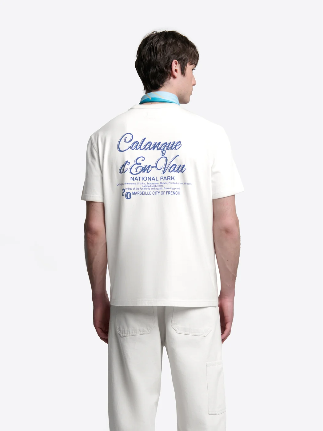 T-shirt col rond broderie - L'atelier - Image 2