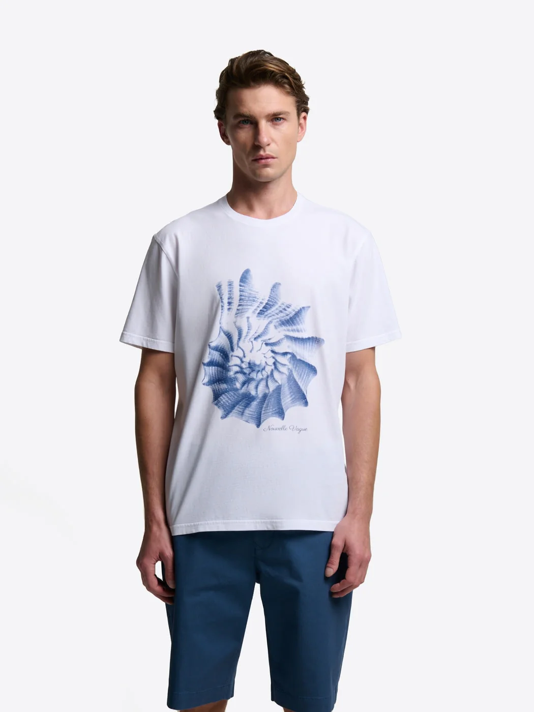 T-shirt col rond en coton