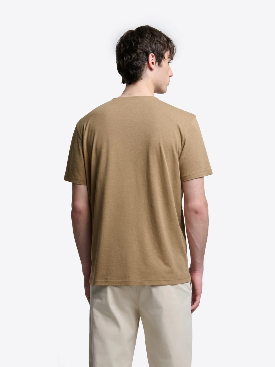 T-shirt col tunisien en lyocell - Image 2