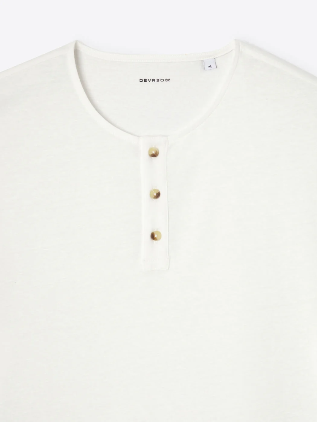 T-shirt col tunisien en lyocell - Image 6