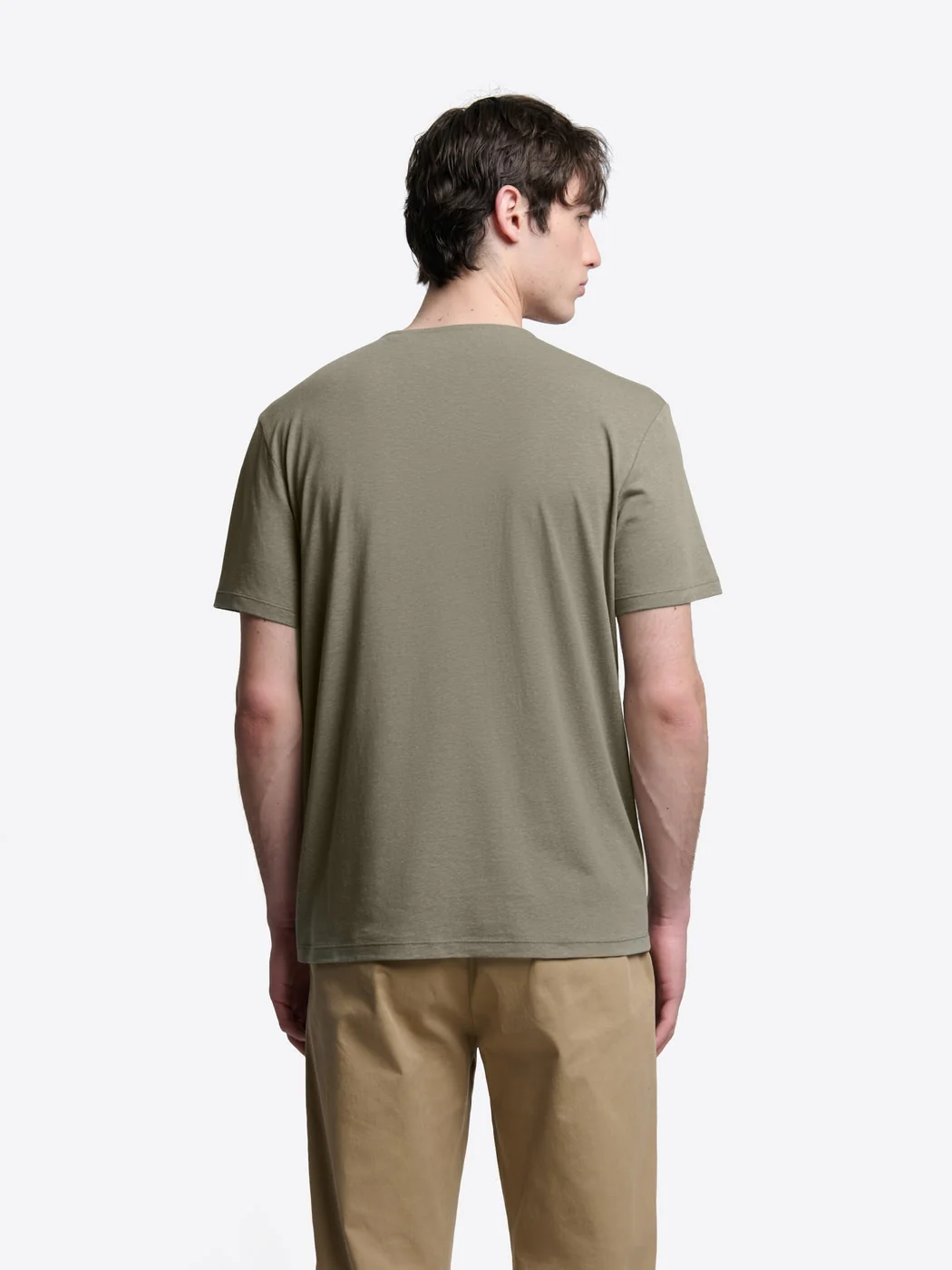 T-shirt col tunisien en lyocell - Image 2