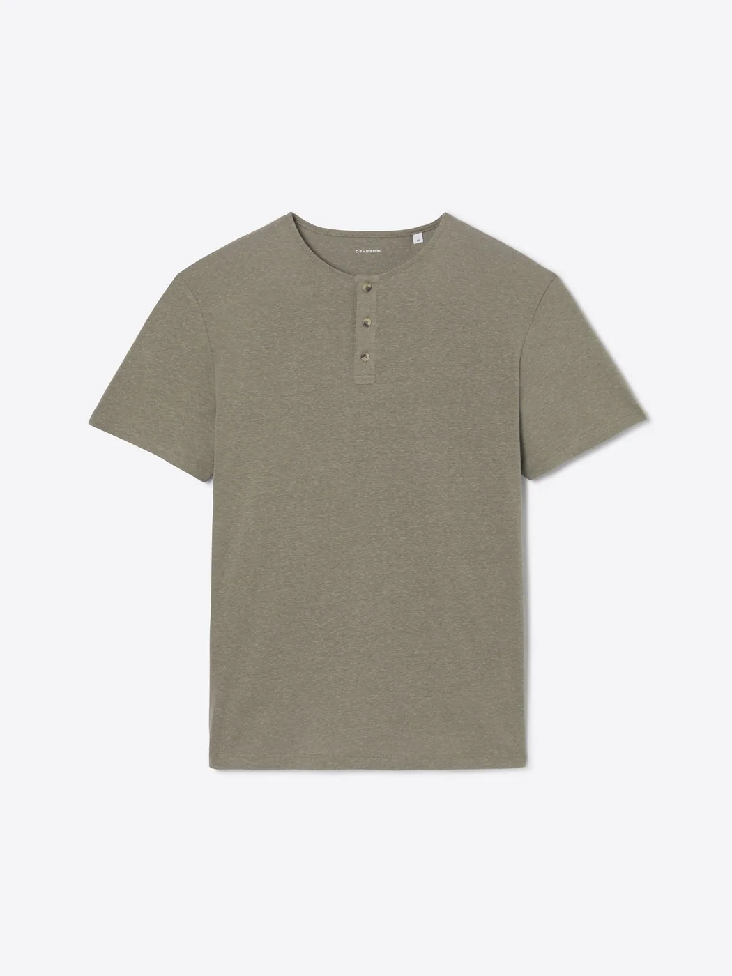 T-shirt col tunisien en lyocell - Image 3