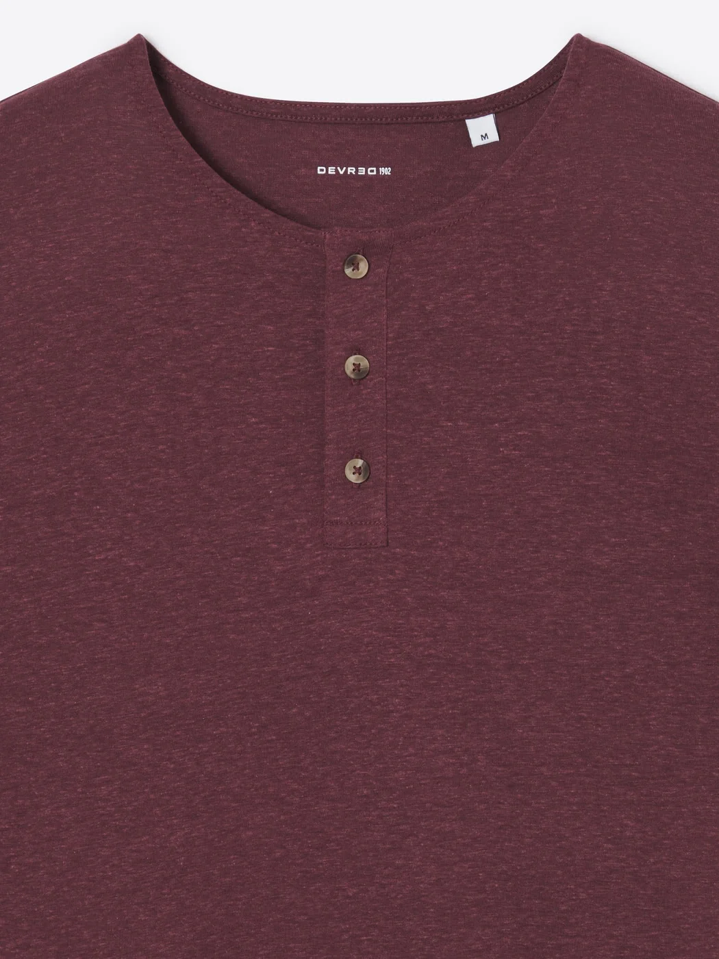 T-shirt col tunisien en lyocell - Image 6