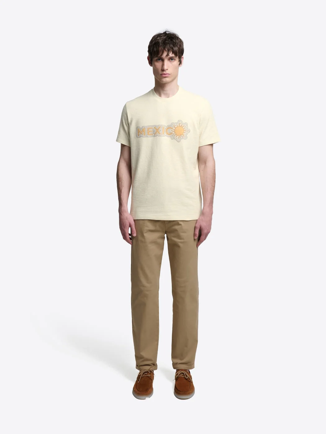 T-shirt col rond en coton - Image 4