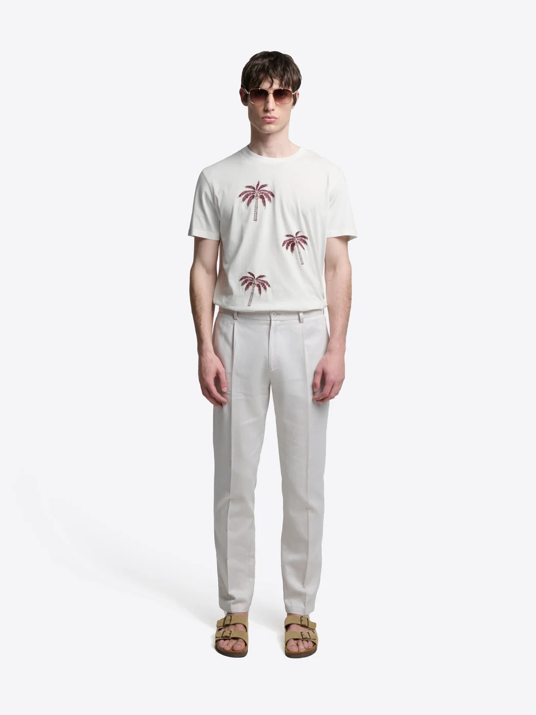 T-shirt col rond en coton - Image 4