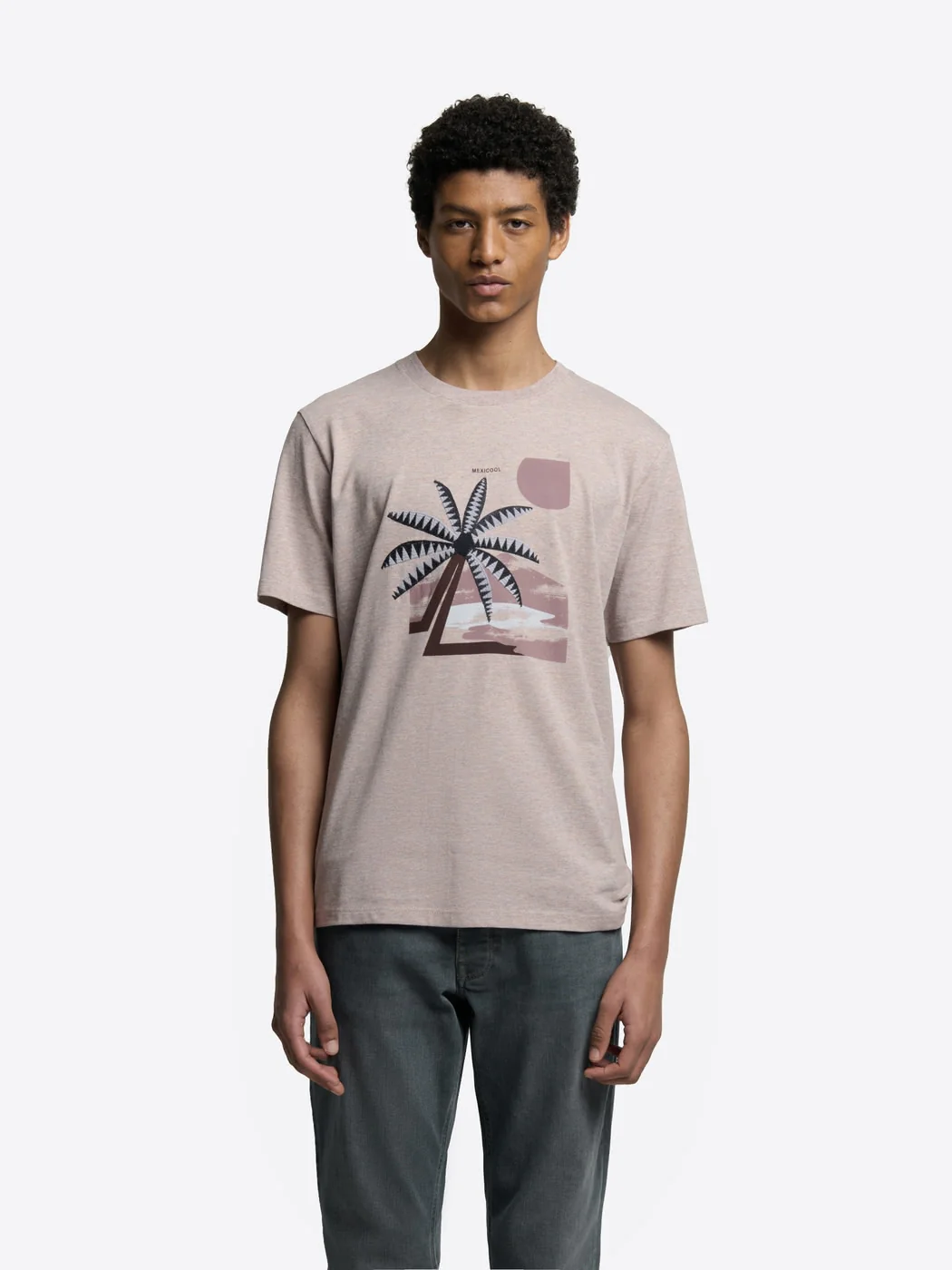 T-shirt col rond en coton