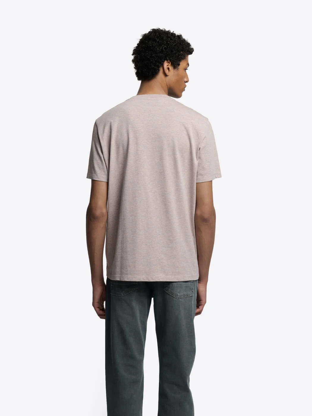 T-shirt col rond en coton - Image 2