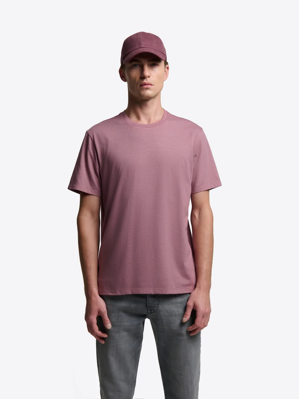 T-shirt col rond en coton Supima®