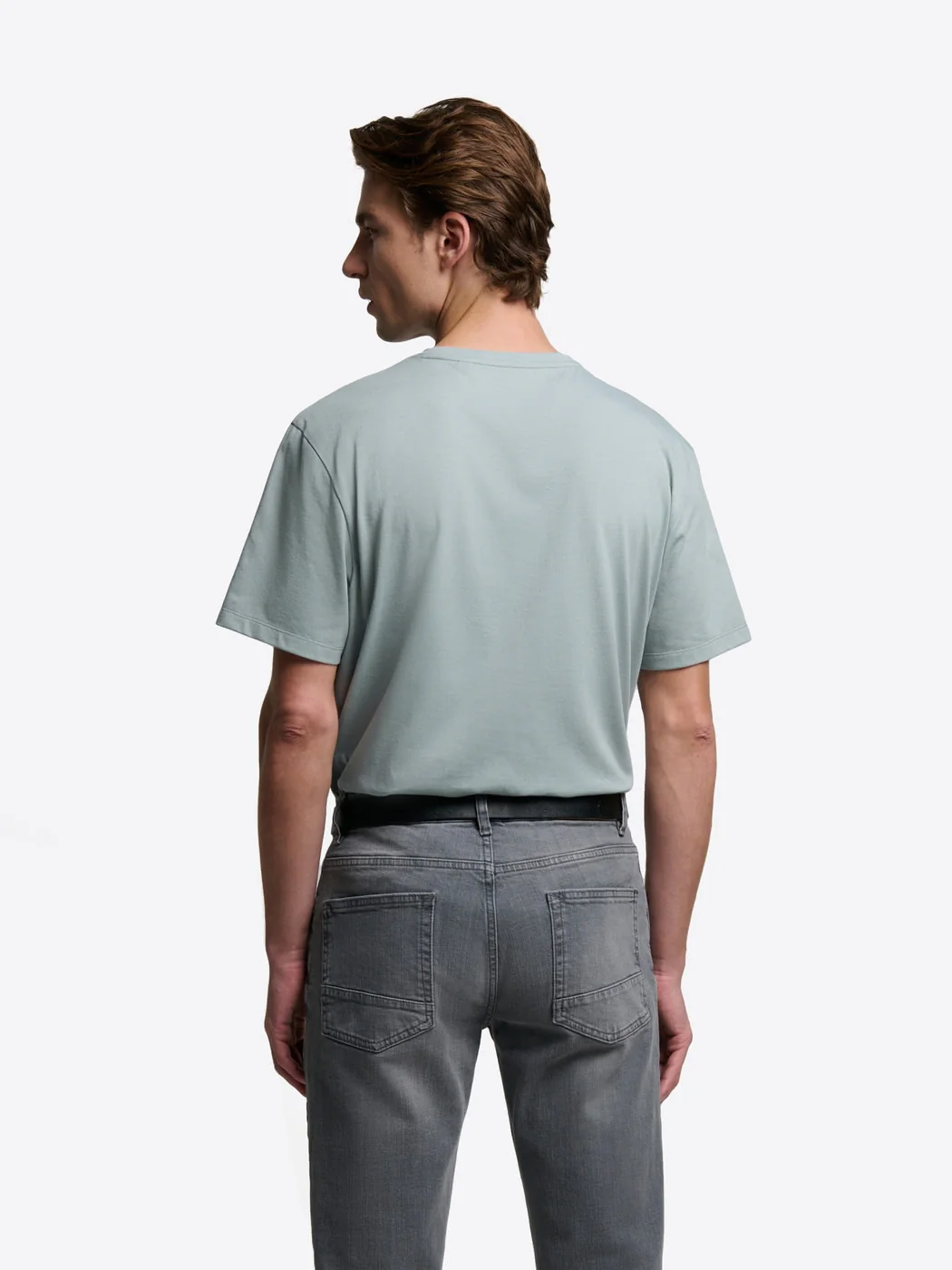 T-shirt col rond en coton Supima® - Image 2