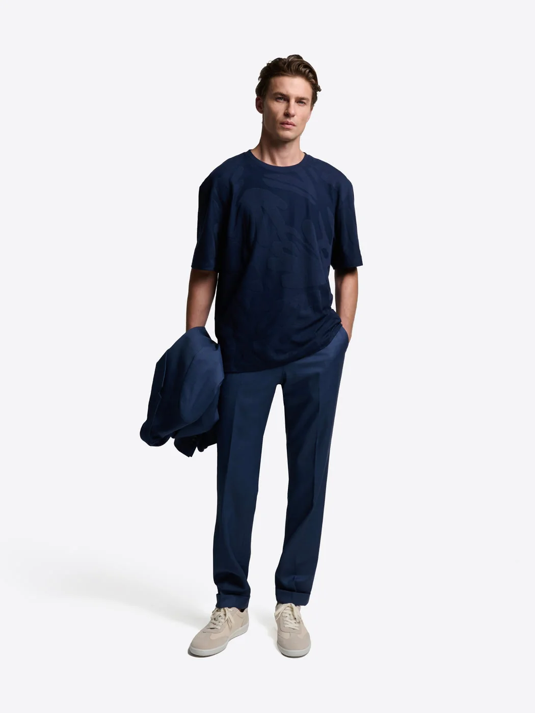 T-shirt col rond en coton - Image 4