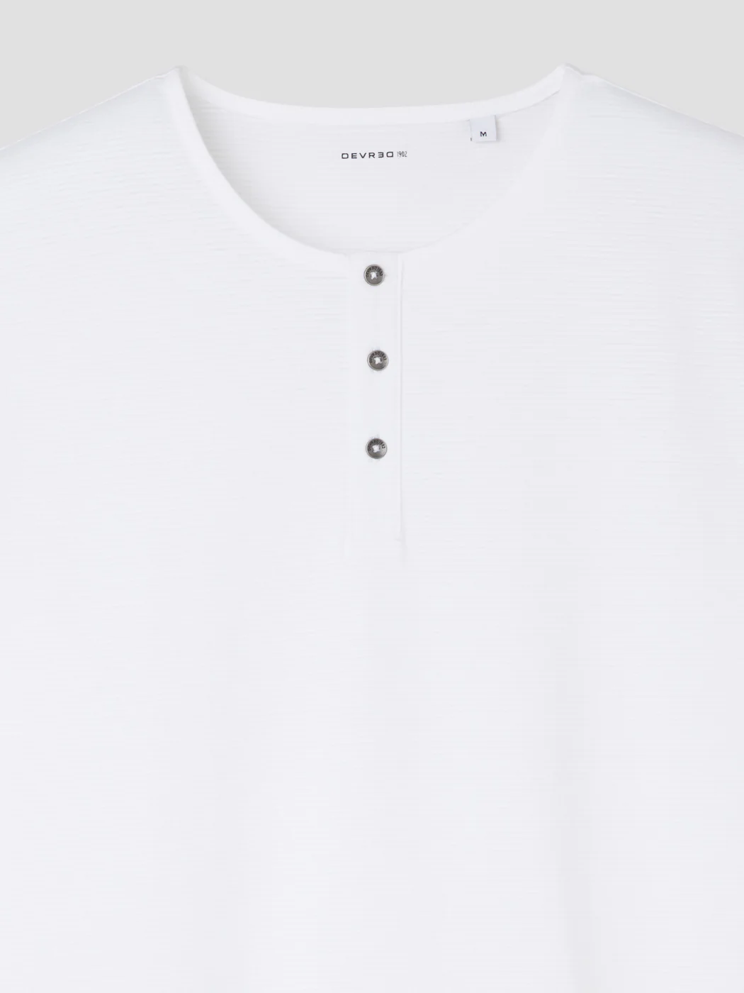 T-shirt col tunisien en coton - Image 6