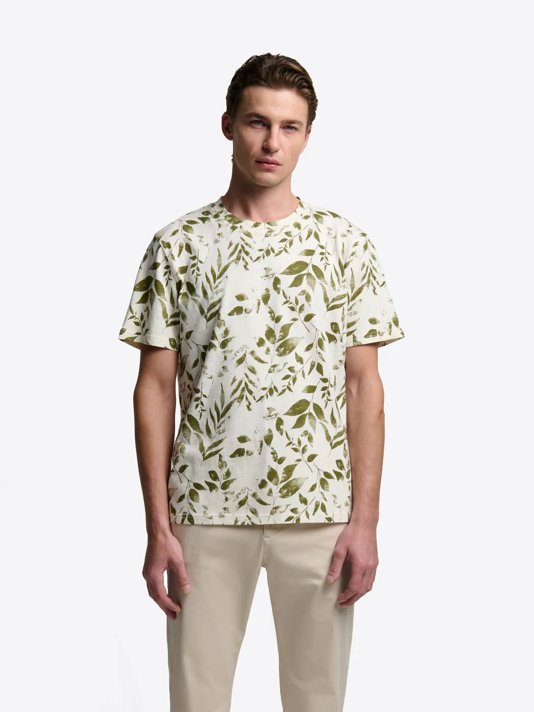 T-shirt col rond en coton