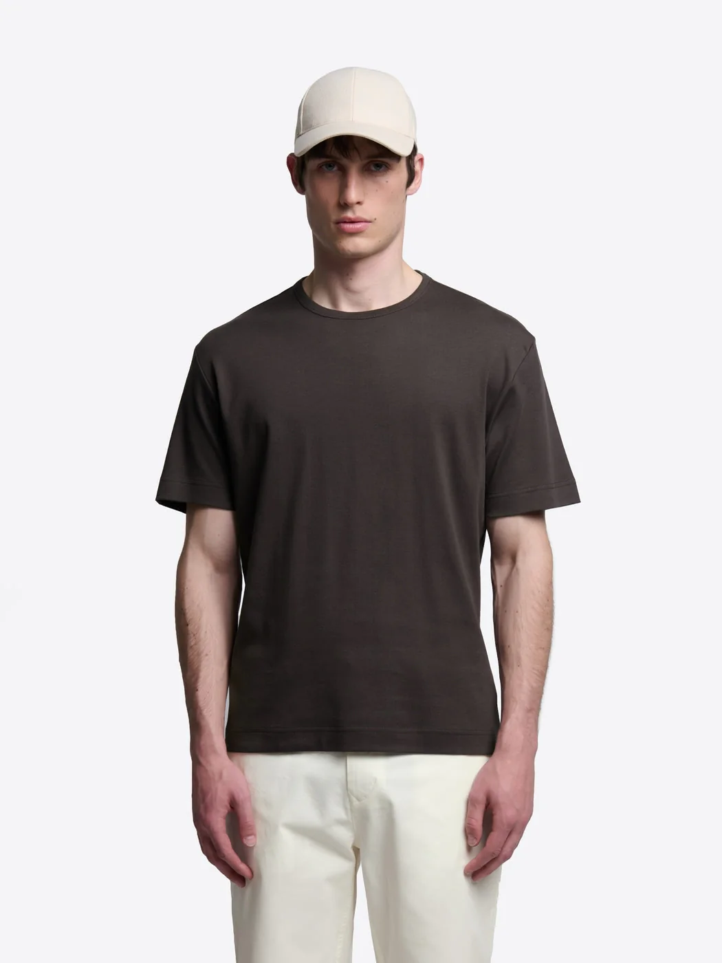 T-shirt col rond en coton