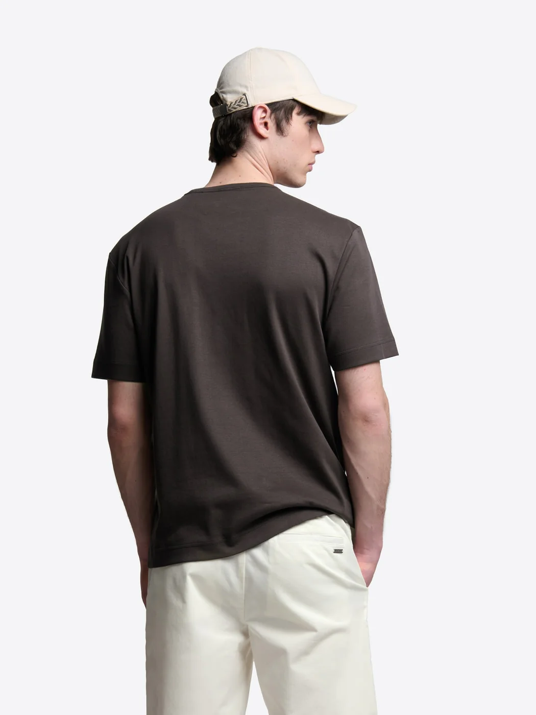 T-shirt col rond en coton - Image 2