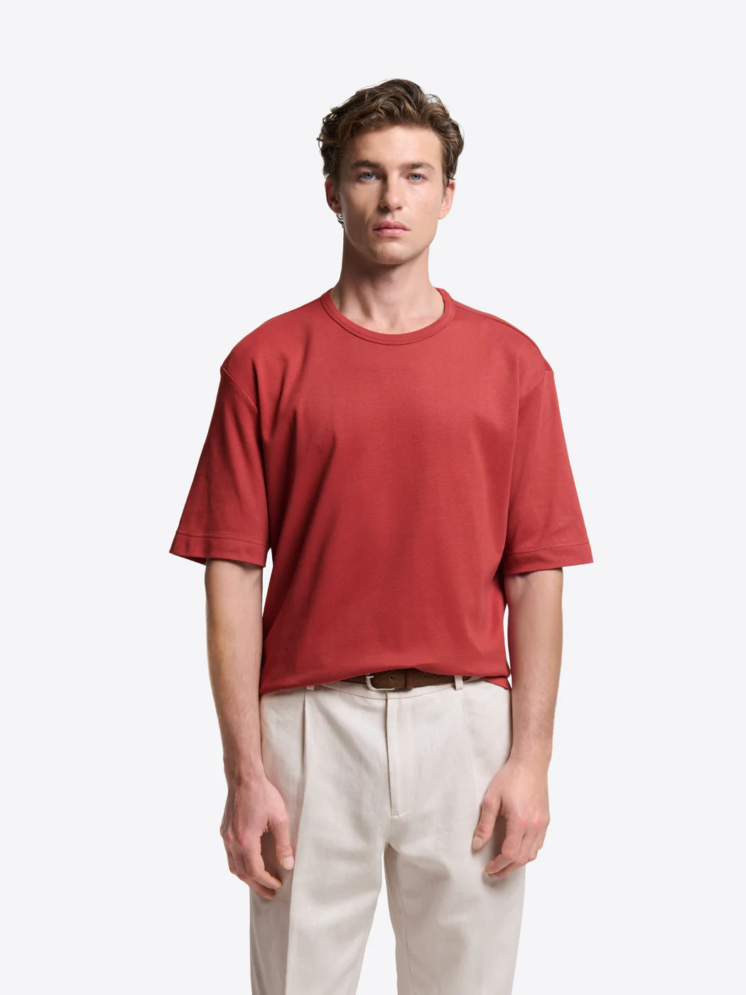 T-shirt col rond en coton