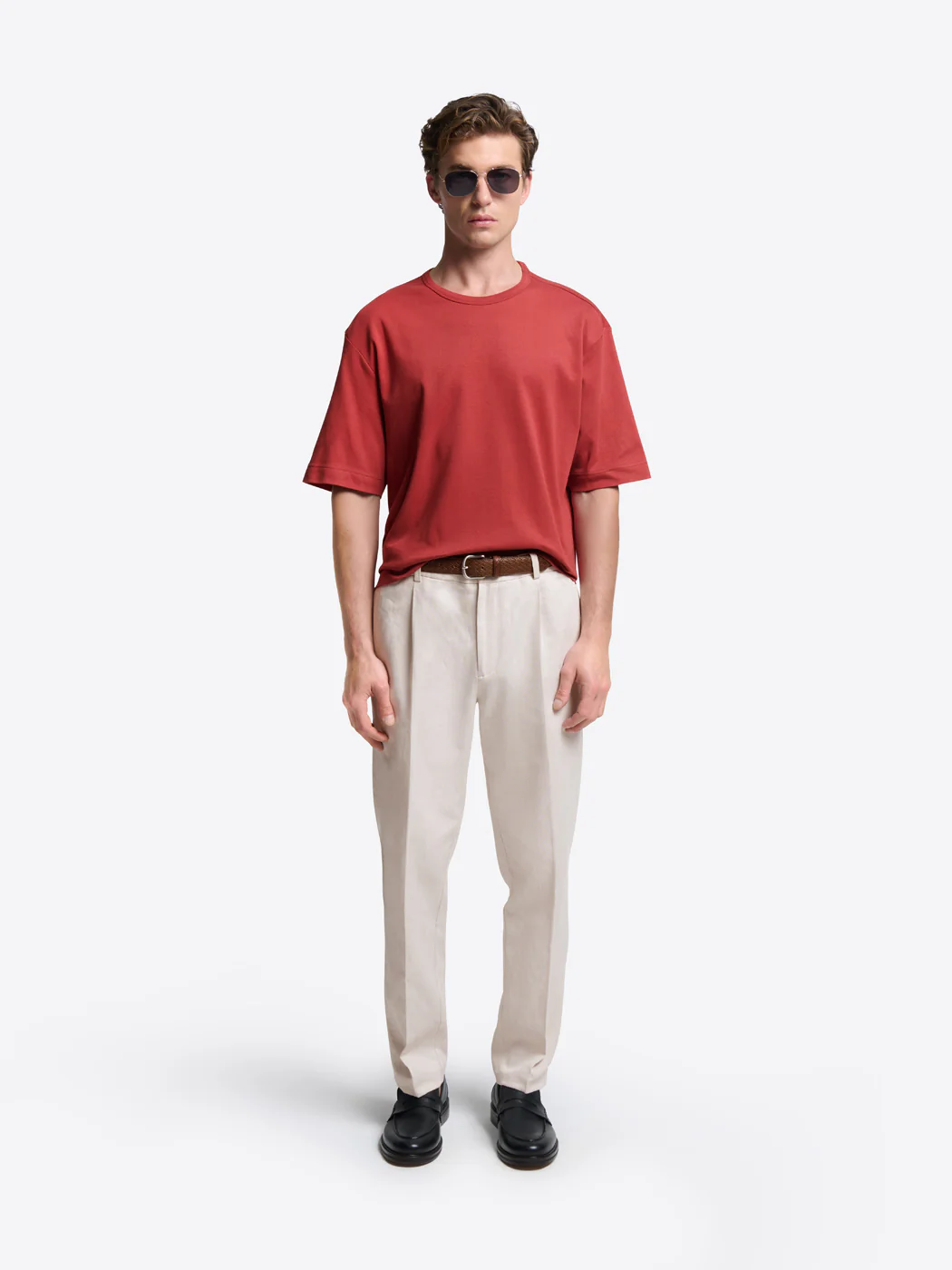 T-shirt col rond en coton - Image 4