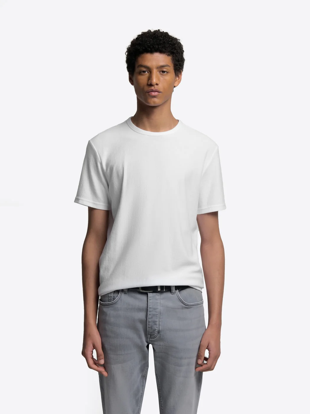 T-shirt col rond en coton