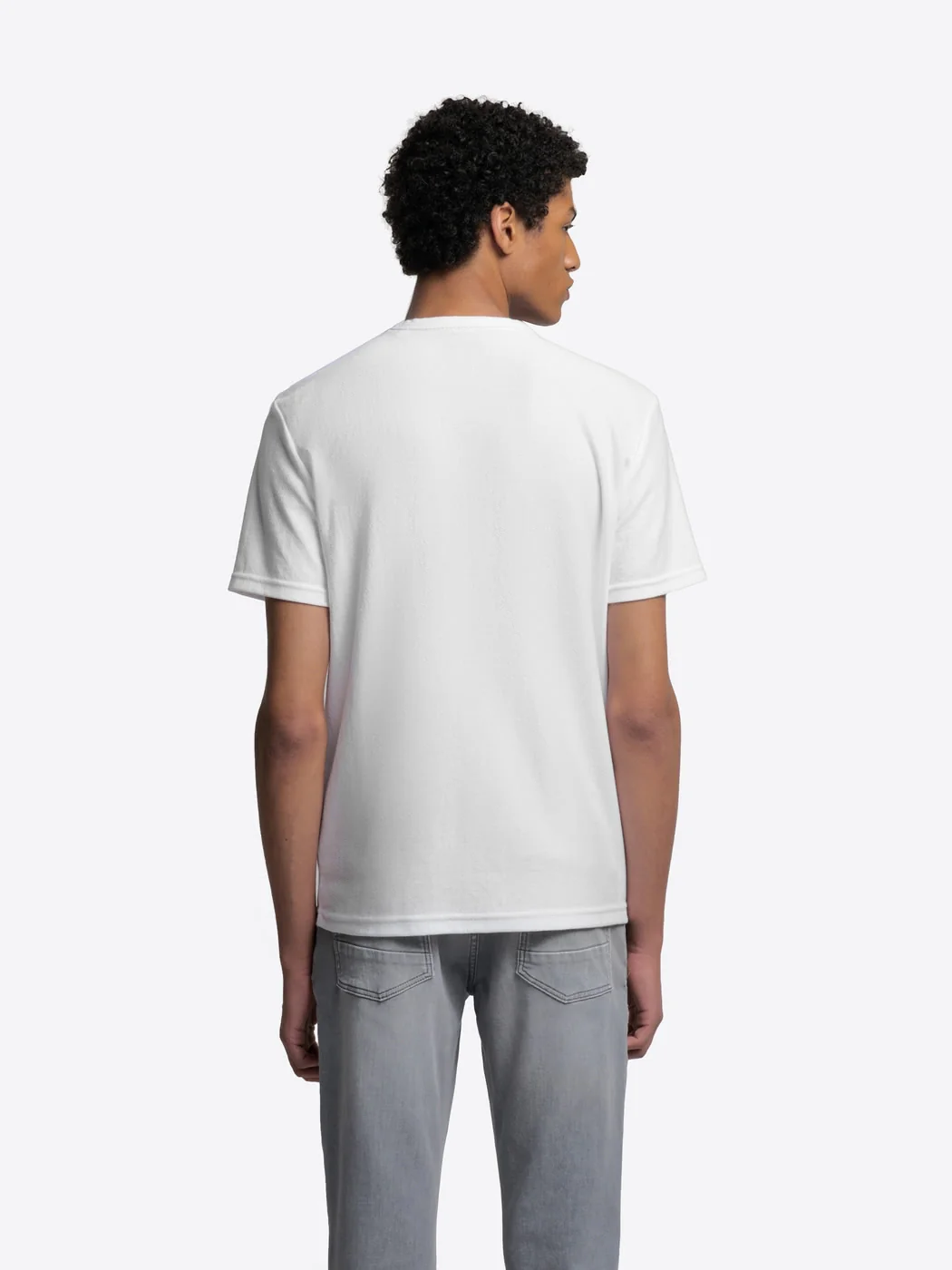 T-shirt col rond en coton - Image 2