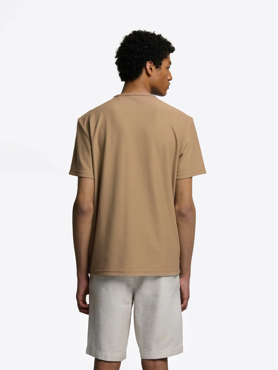 T-shirt col rond en coton - Image 2