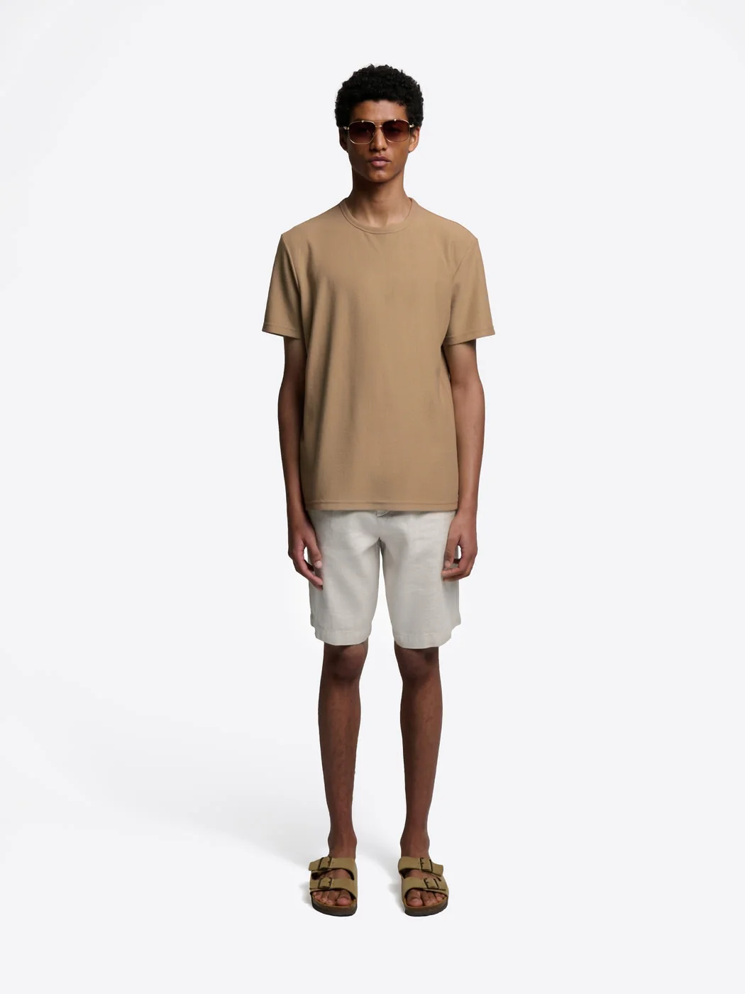 T-shirt col rond en coton - Image 4