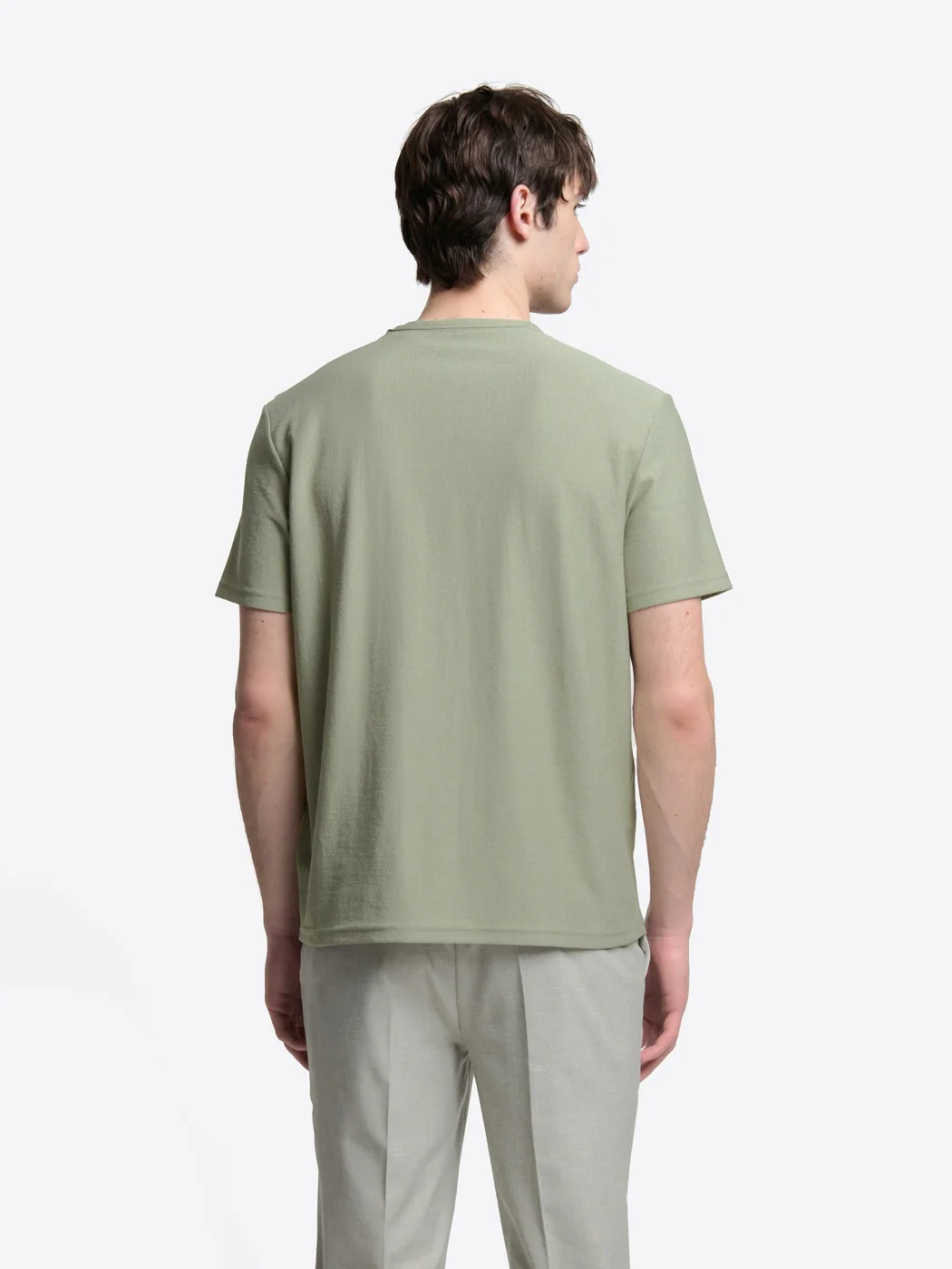 T-shirt col rond en coton - Image 2