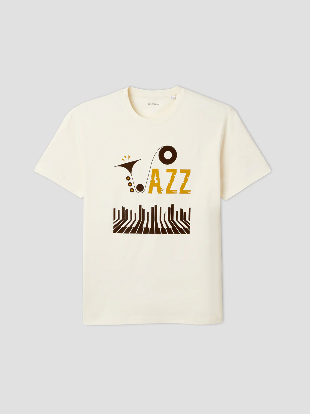 T-shirt col rond en coton - Image 3
