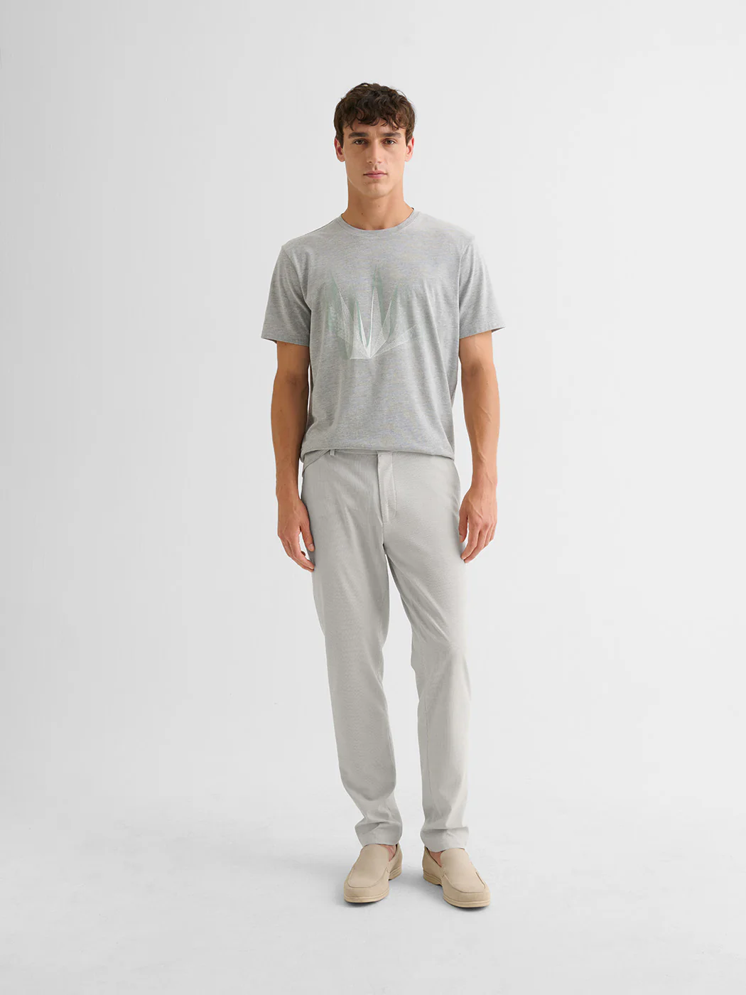 T-shirt col rond imprimé - Image 3