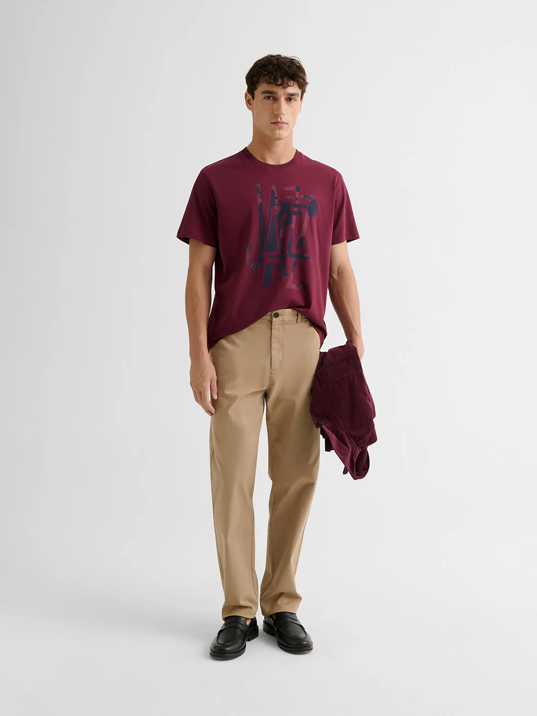 T-shirt col rond en coton - Image 3