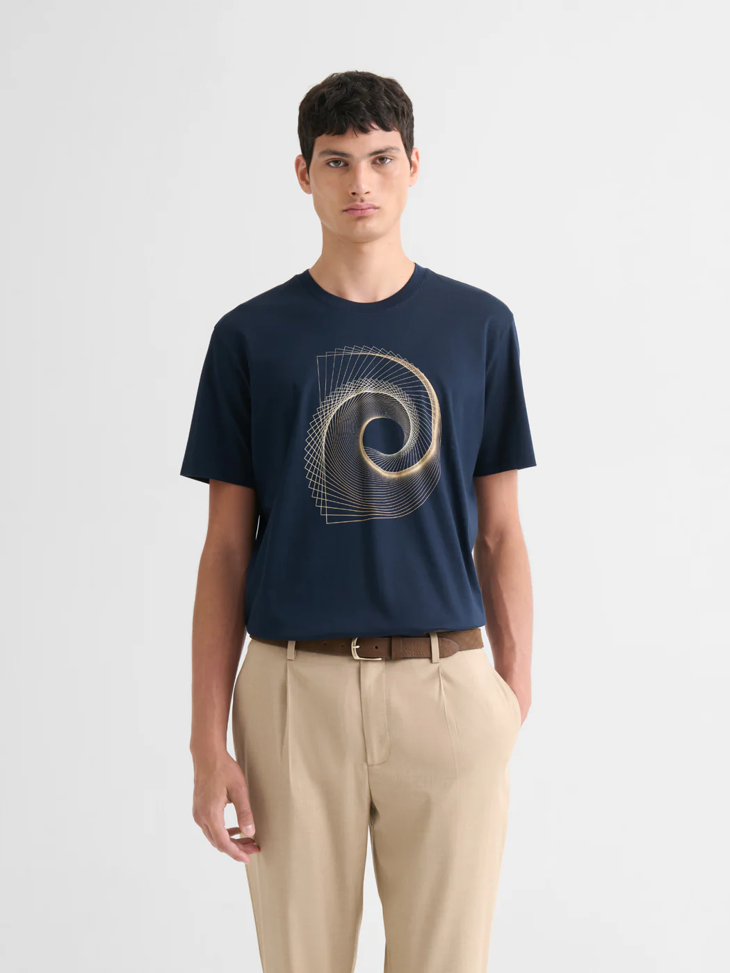 T-shirt col rond en coton