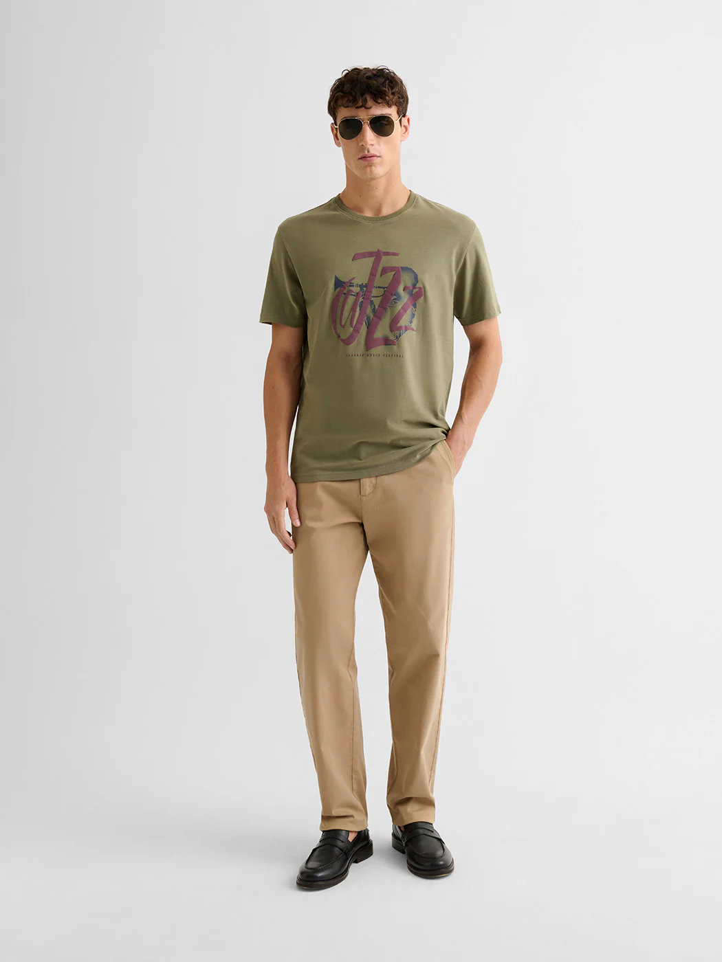 T-shirt col rond en jersey - Image 3