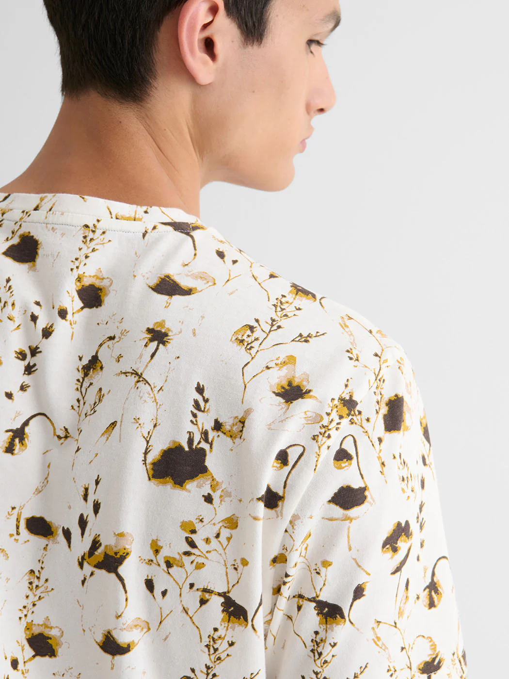 T-shirt col rond fleuri - Image 5