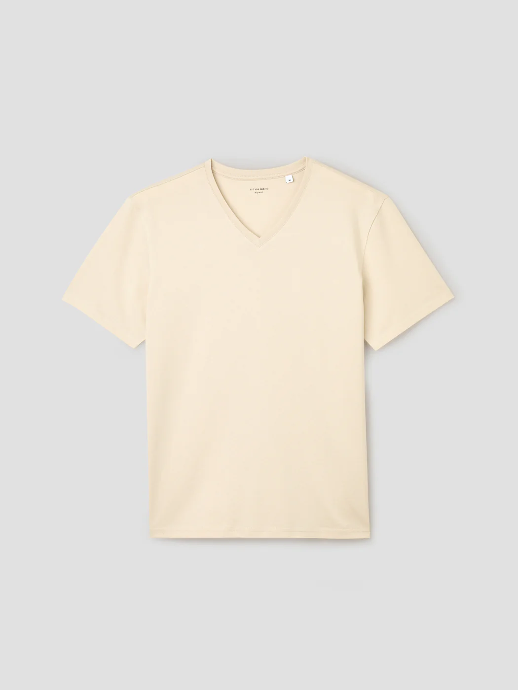 T-shirt col V en coton Supima® - Image 3
