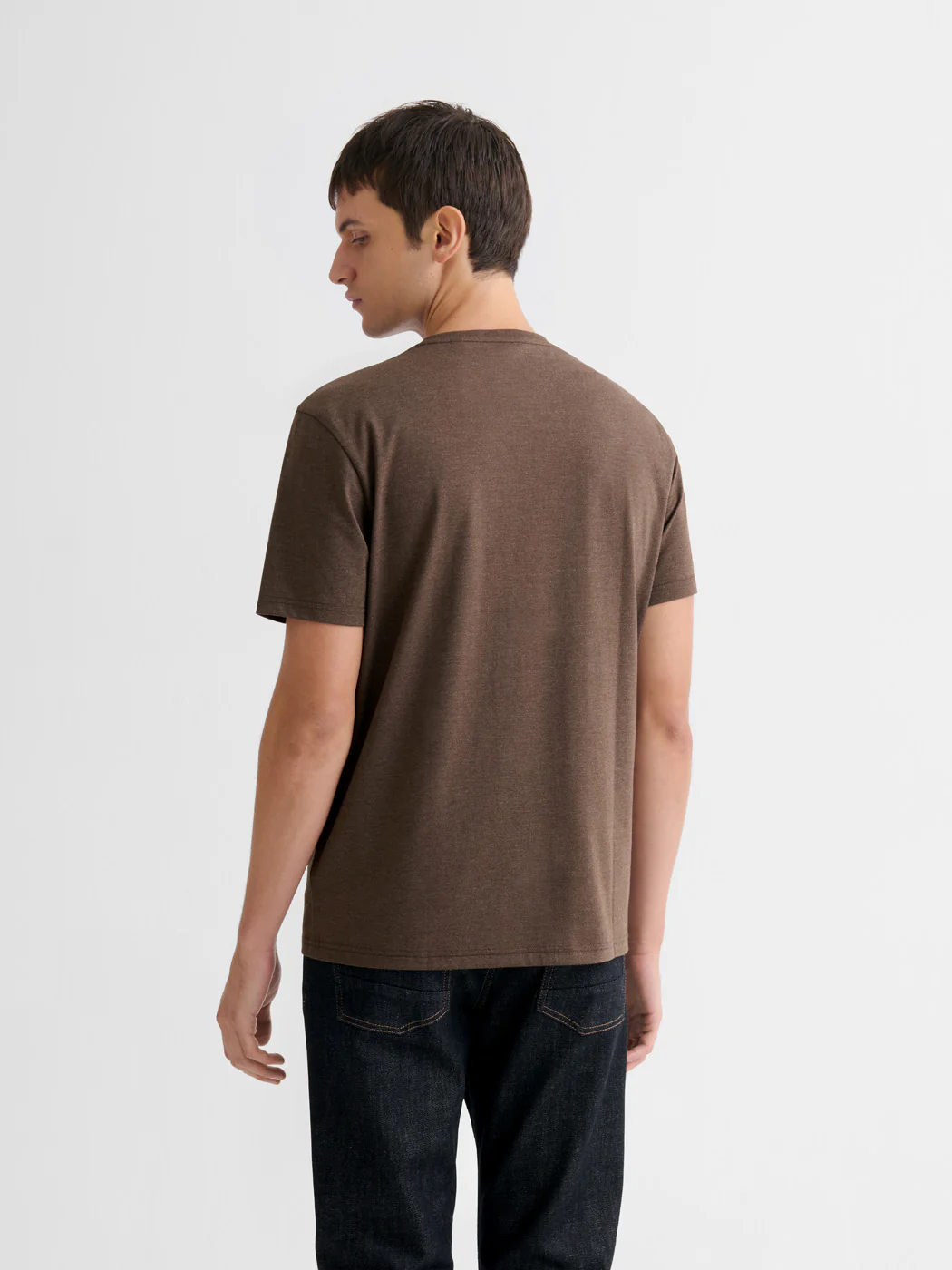 T-shirt col V Supima® - Image 2