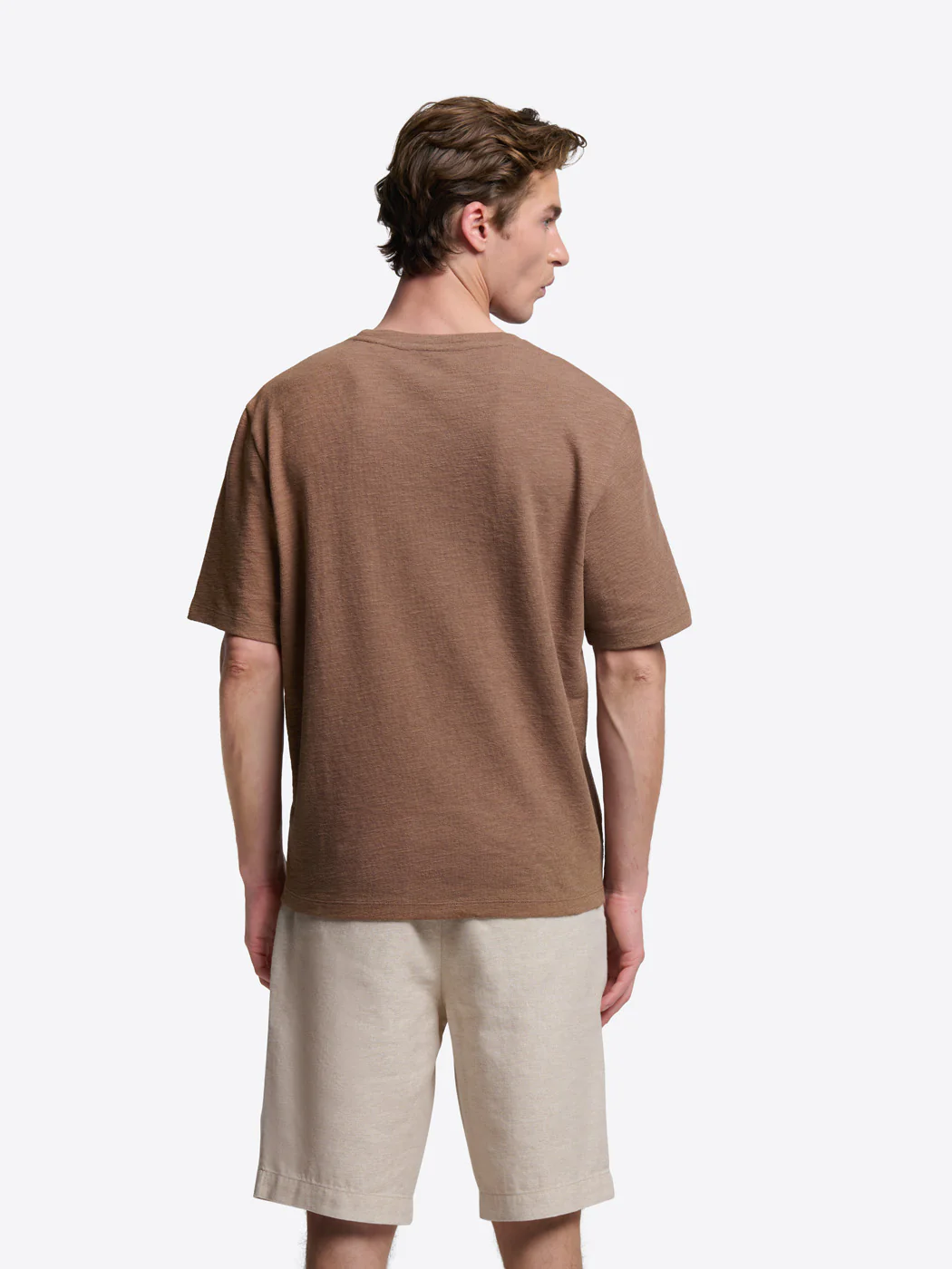T-shirt col rond brodé en coton - Image 2