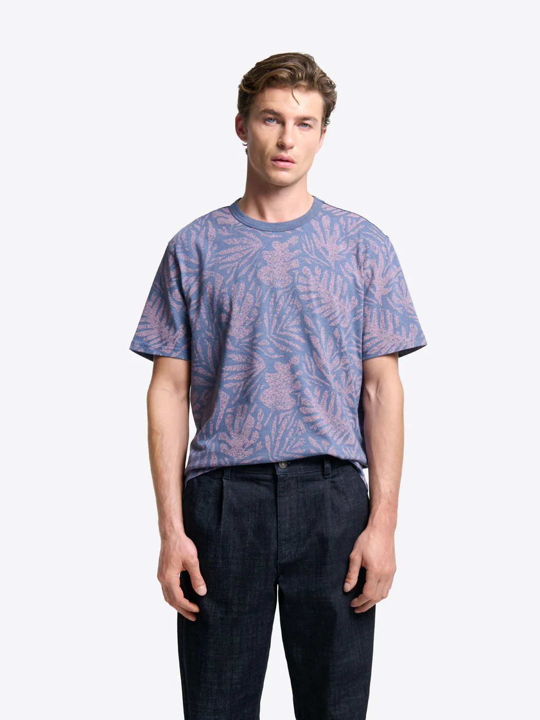 T-shirt col rond en coton