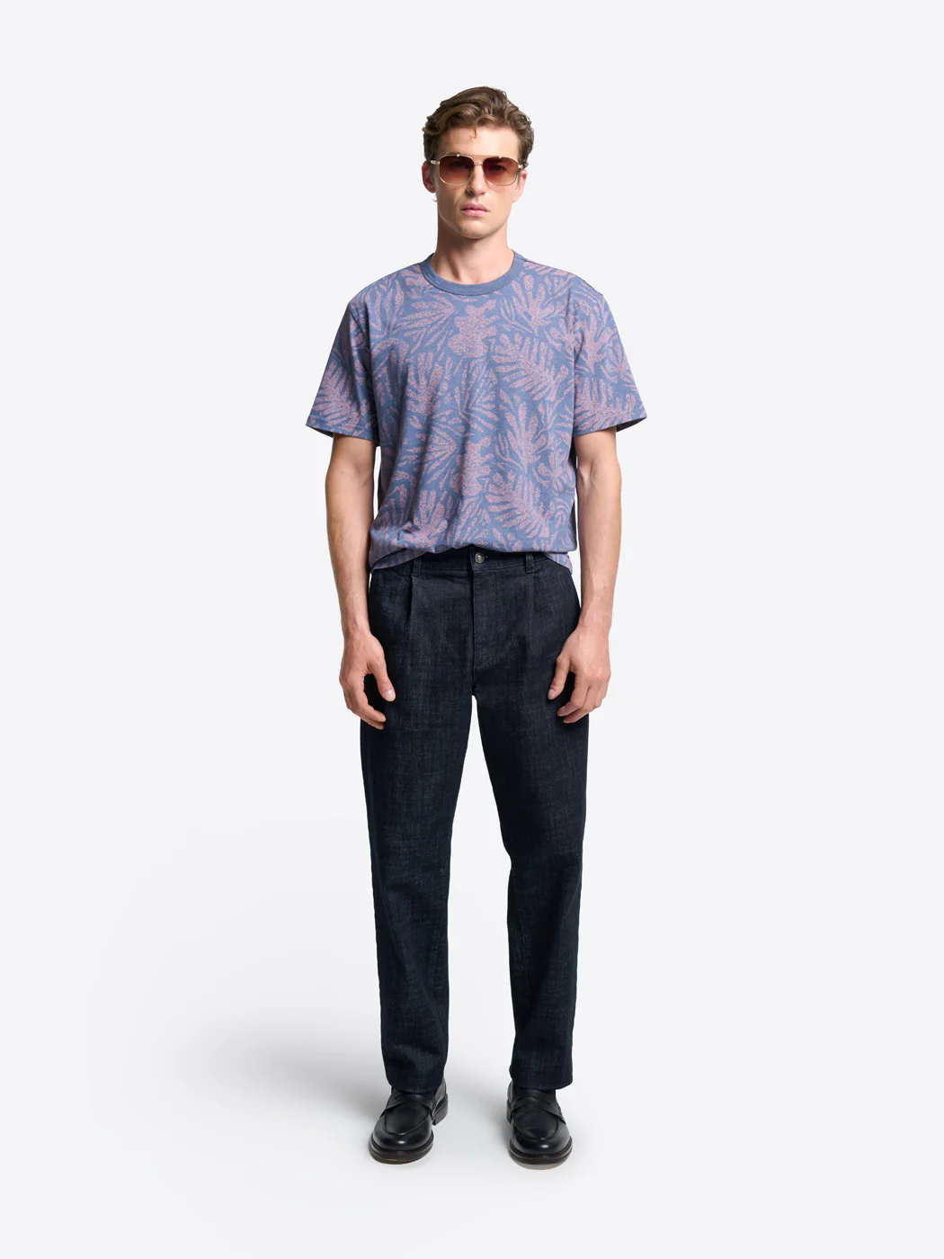 T-shirt col rond en coton - Image 4