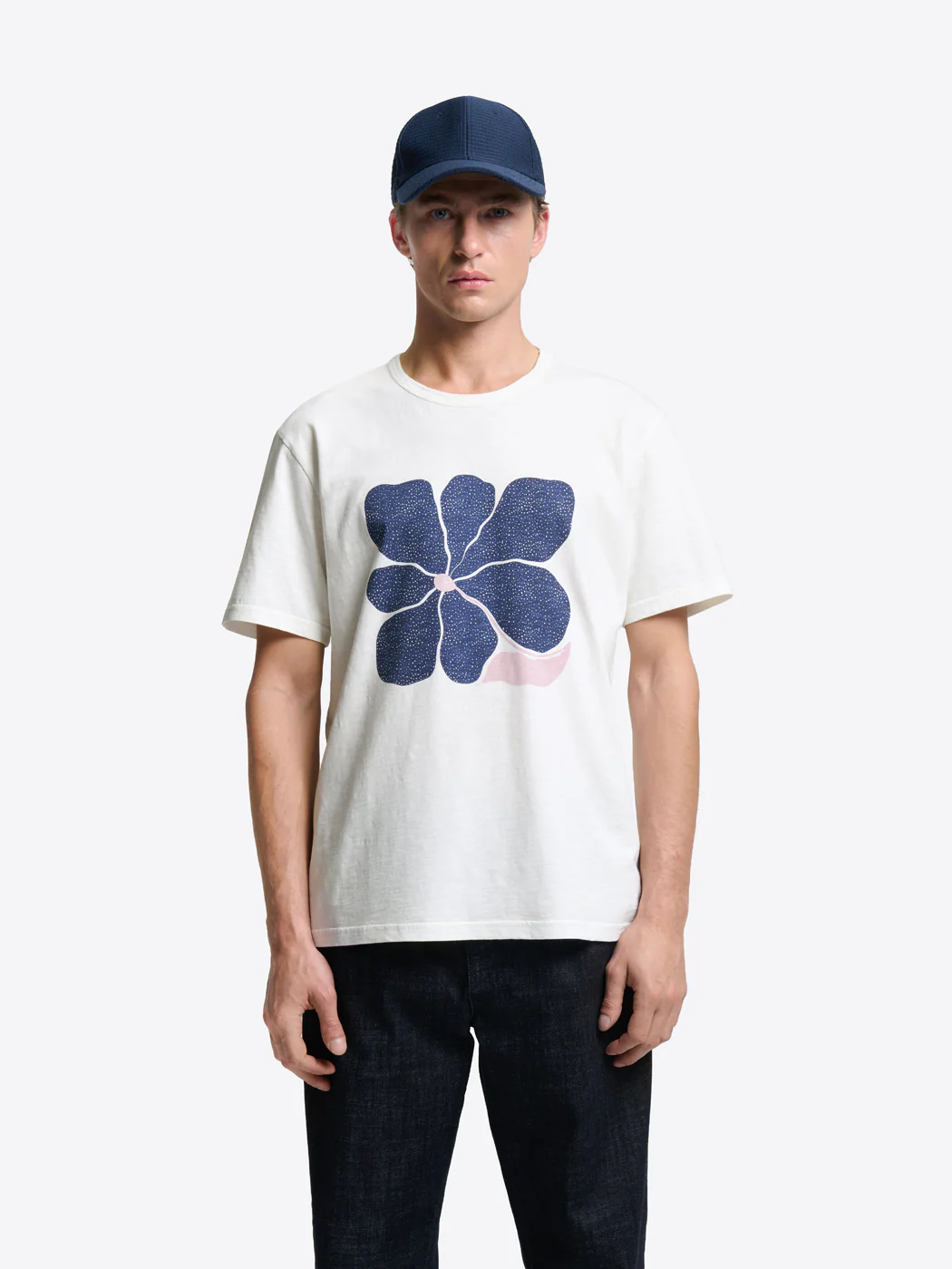 T-shirt col rond en coton