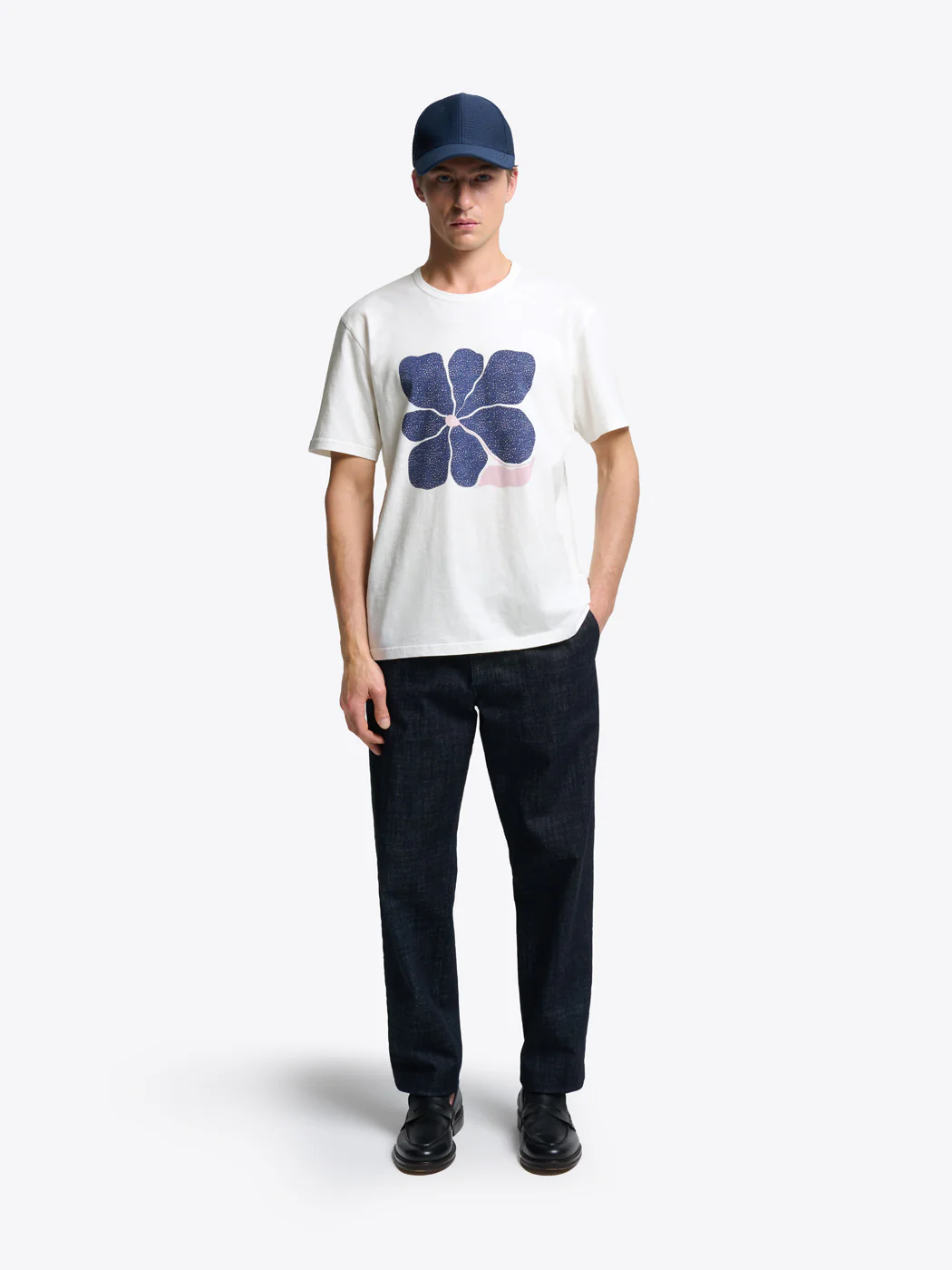 T-shirt col rond en coton - Image 4