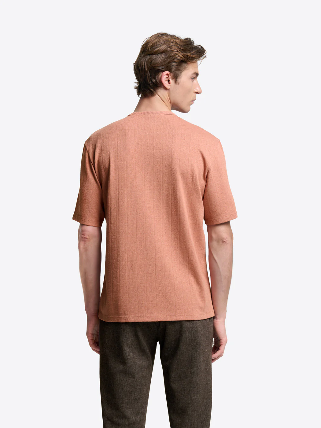 T-shirt col rond en jacquard - Image 2