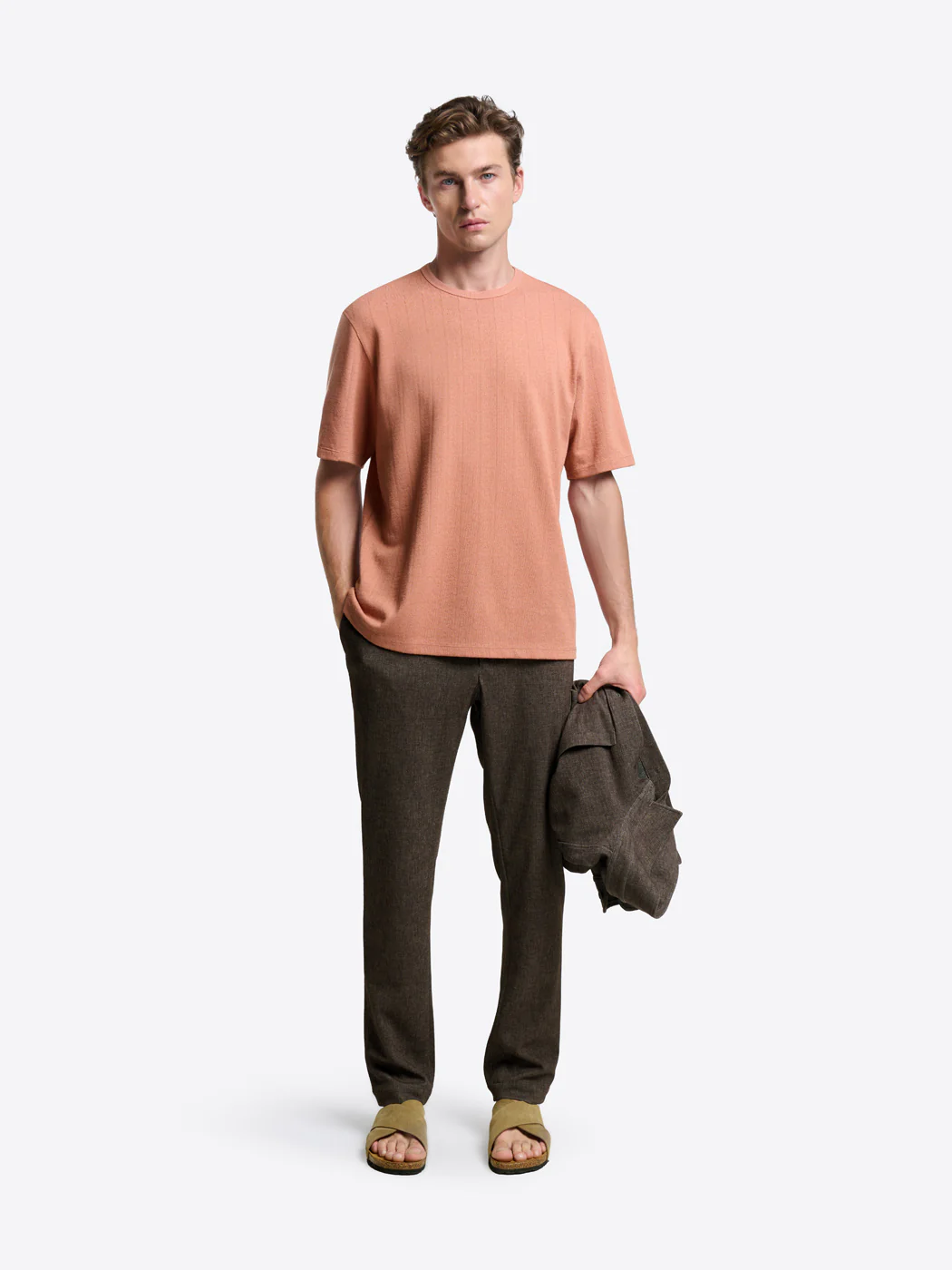 T-shirt col rond en jacquard - Image 4