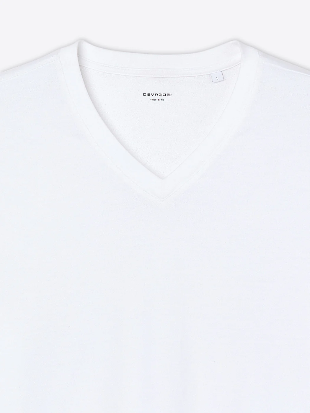 T-shirt col V effet crêpé - Image 6