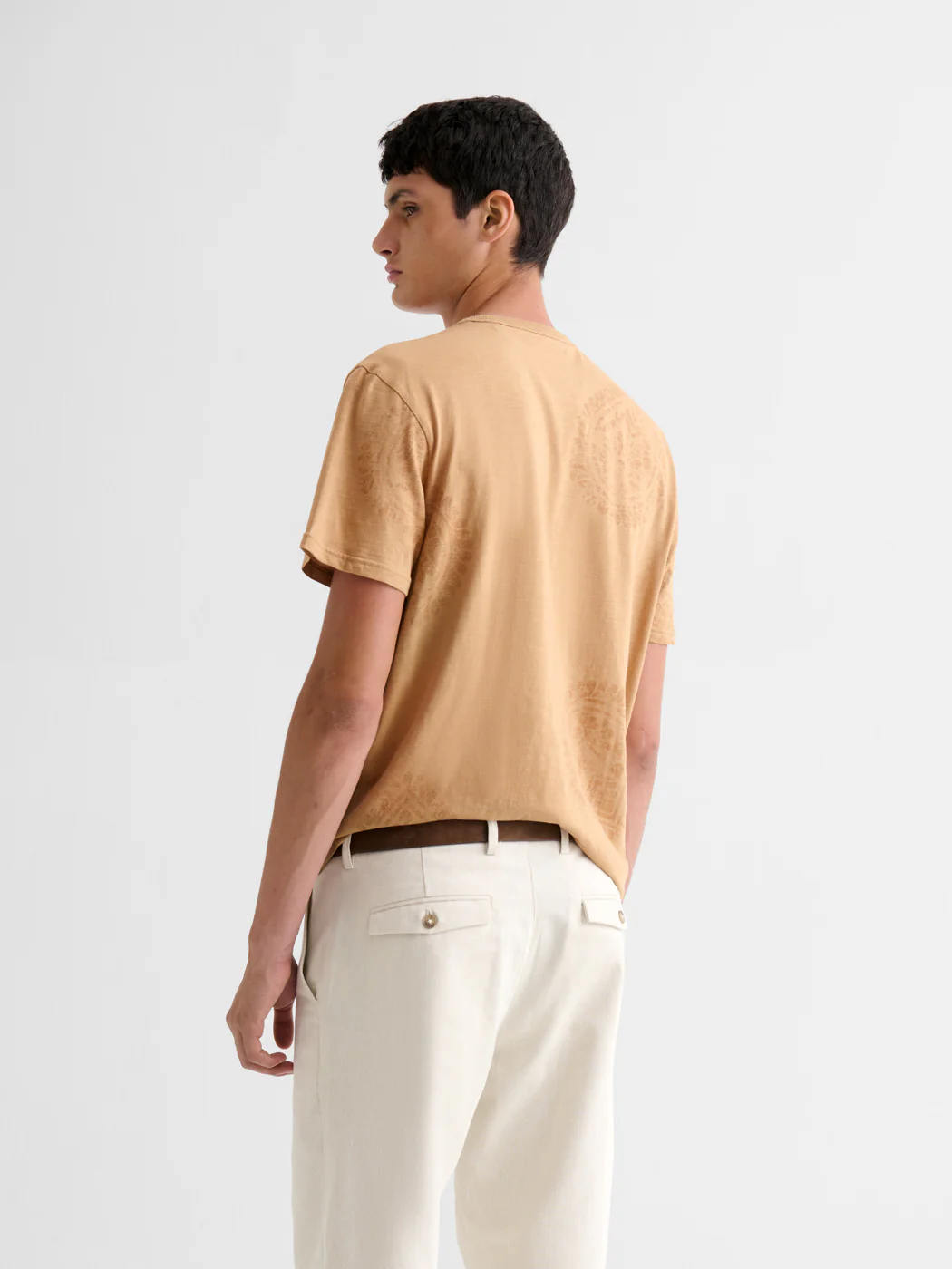 T-shirt col rond en coton - Image 2